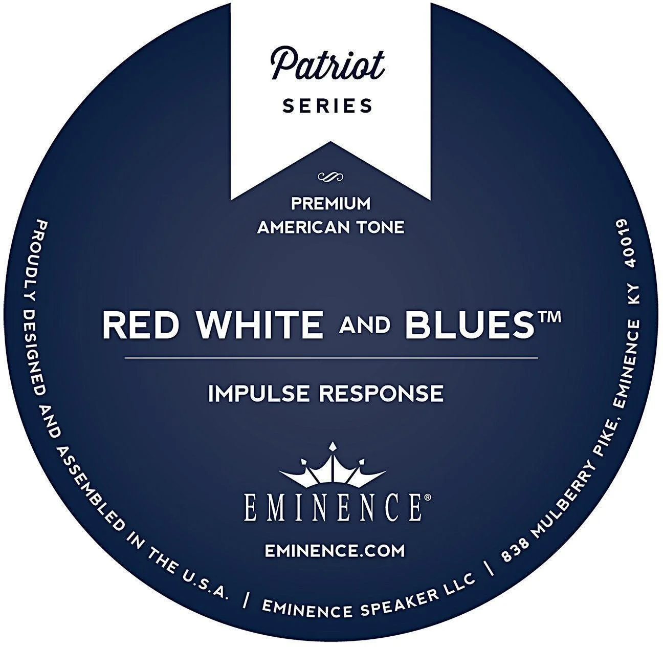 Eminence Red White and Blues 音箱脉冲响应