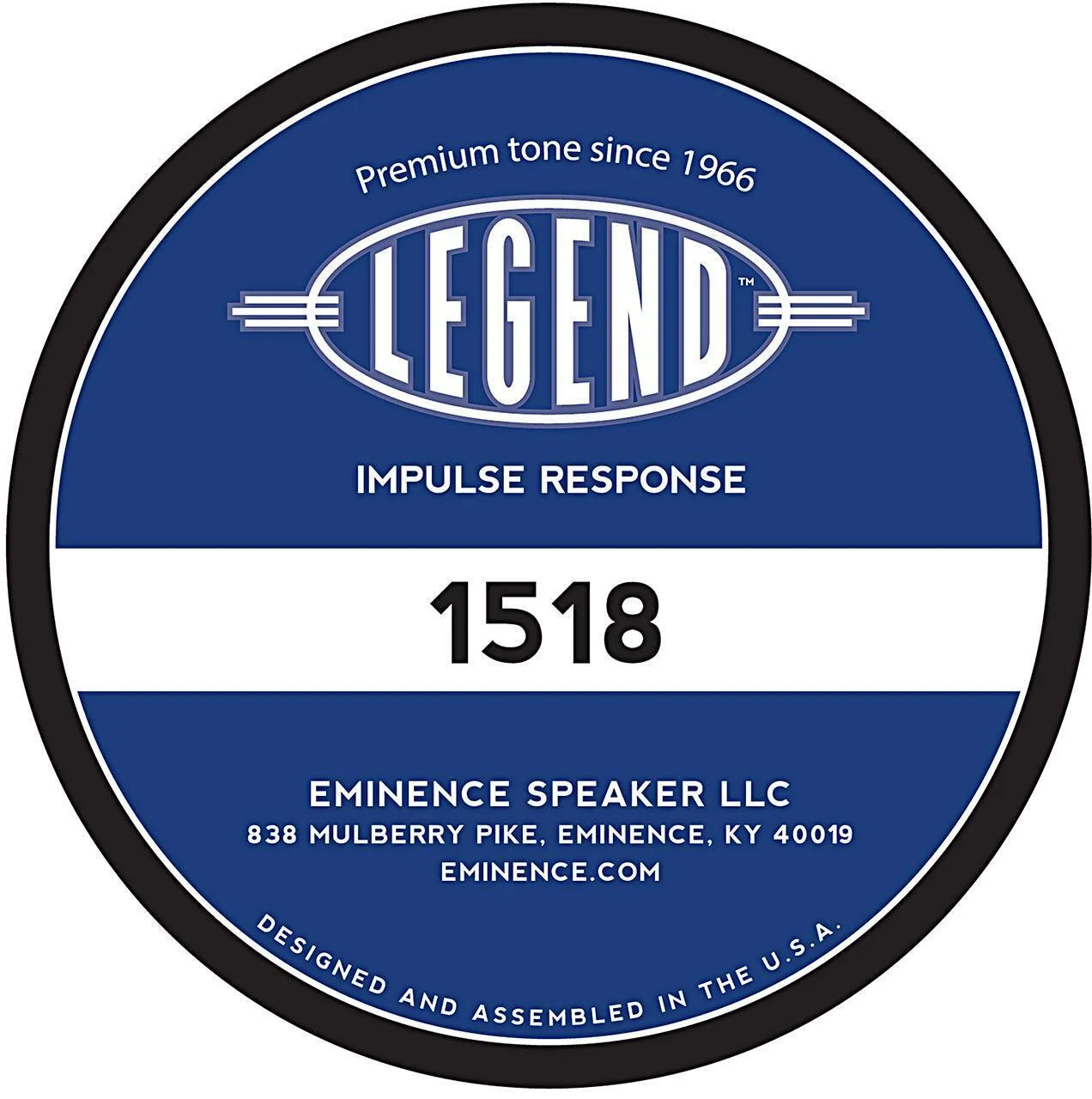 Eminence Legend 1518 音箱脉冲响应