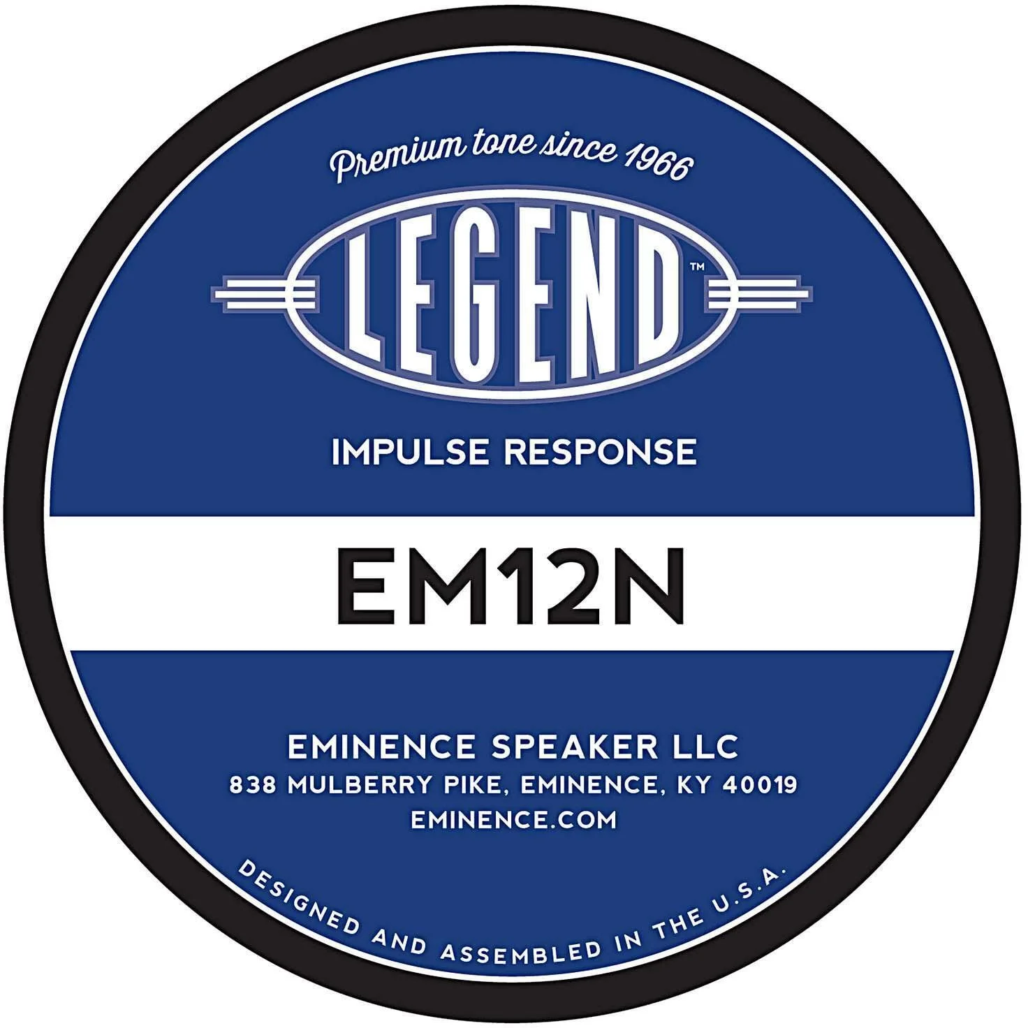 Eminence Legend EM-12N 音箱脉冲响应