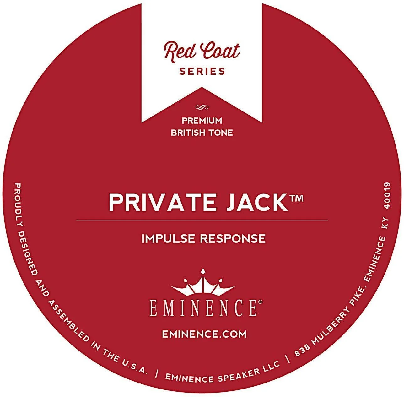 Eminence Private Jack 音箱脉冲响应