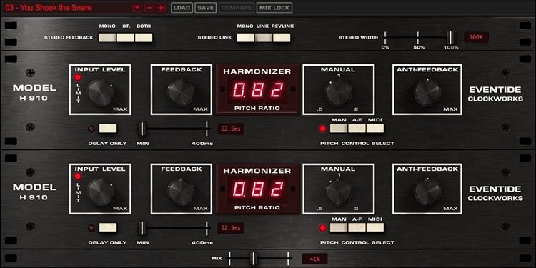 Eventide H910 和声效果器插件套装