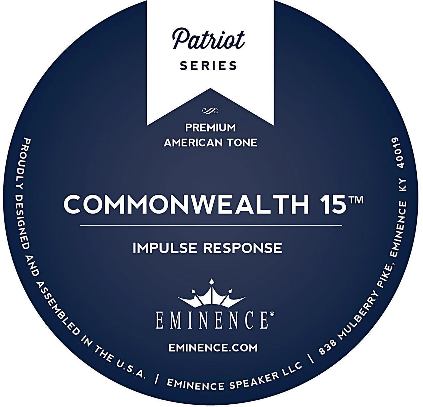 Eminence Commonwealth 15 音箱脉冲响应
