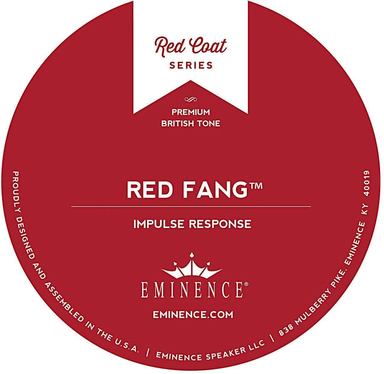 Eminence Red Fang 音箱脉冲响应