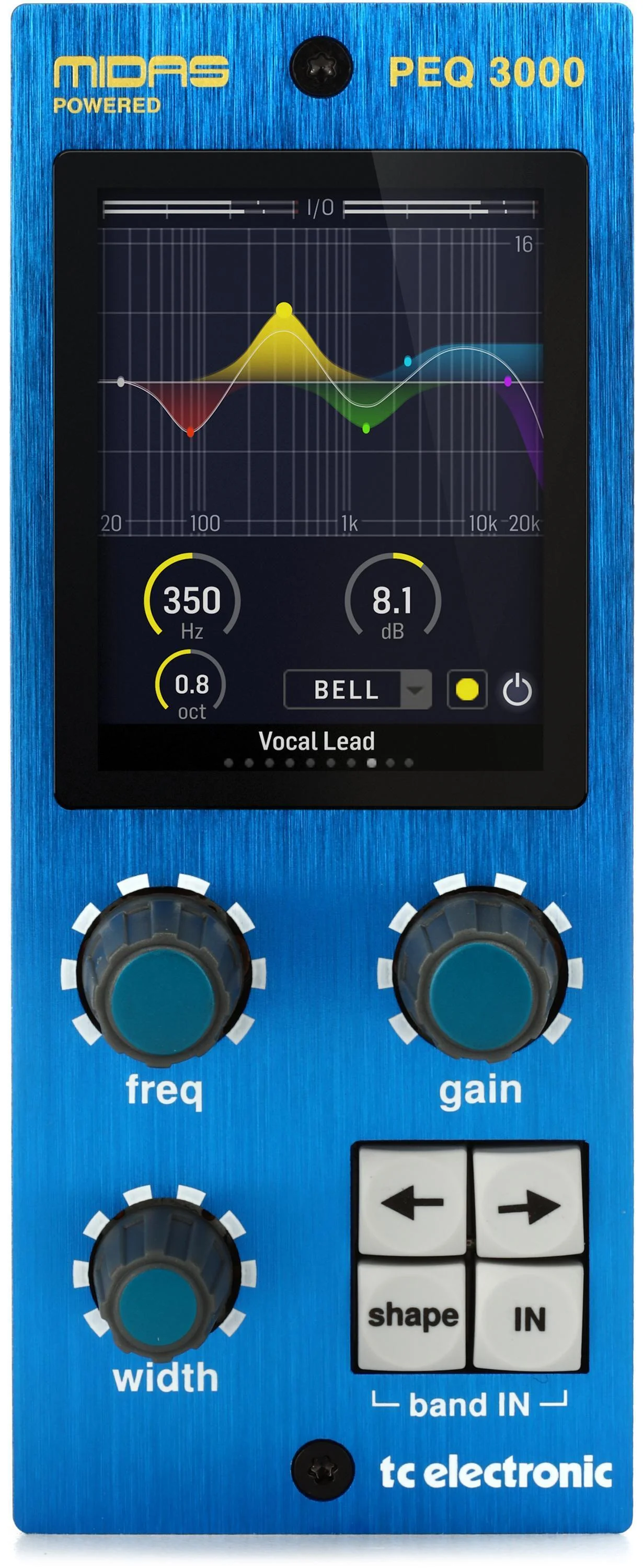 TC Electronic PEQ 3000-DT 由 Midas 技术驱动的桌面控制参数均衡器插件