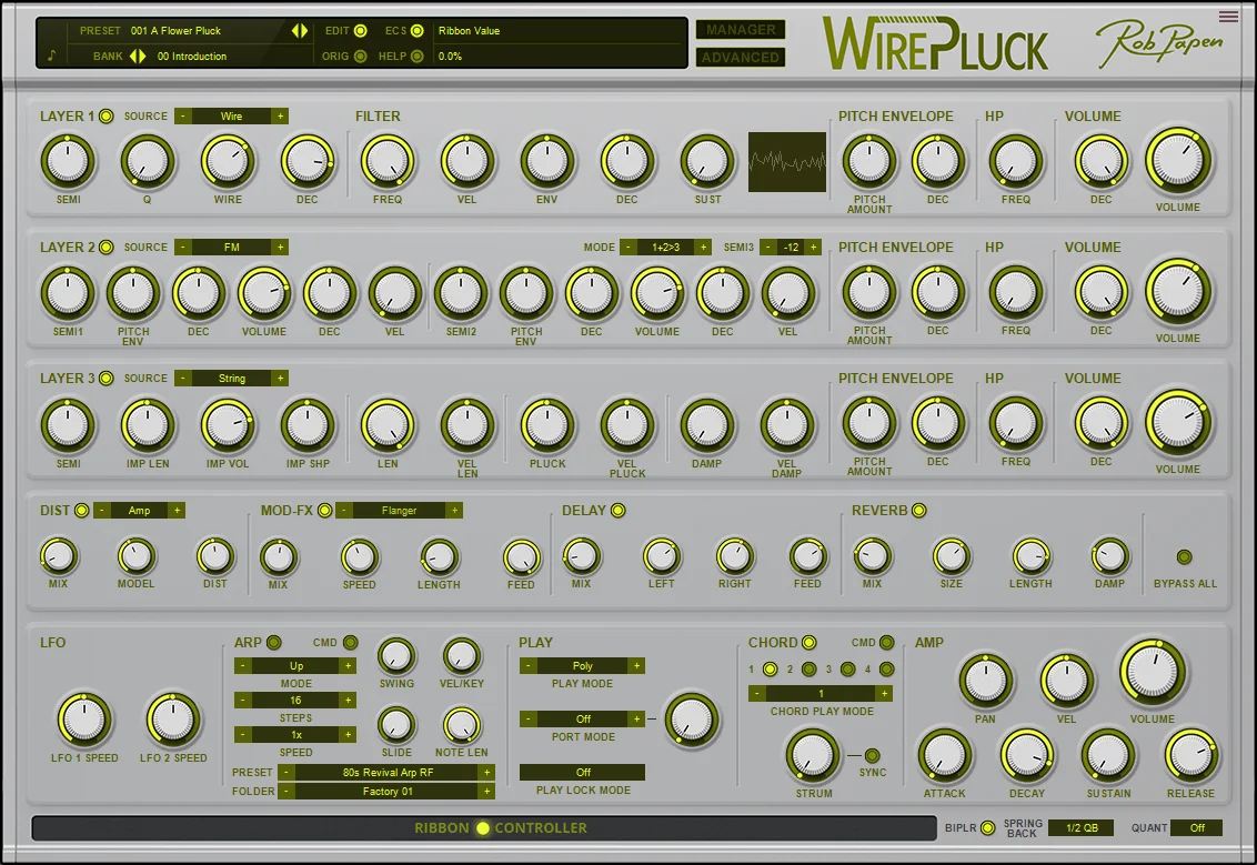 Rob Papen WirePluck 合成器虚拟乐器