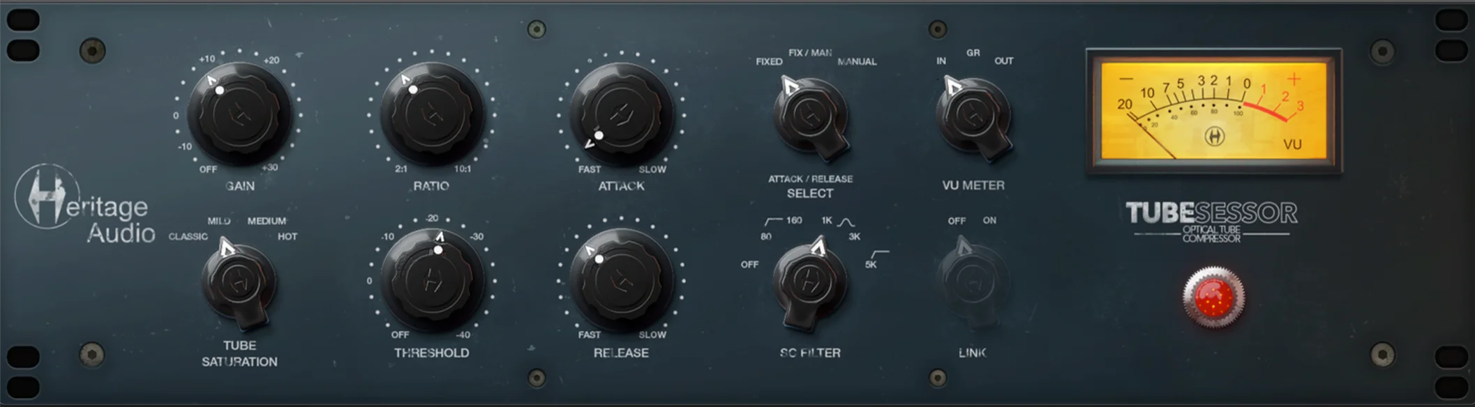 Heritage Audio Tubesessor 光学电子管压缩器插件