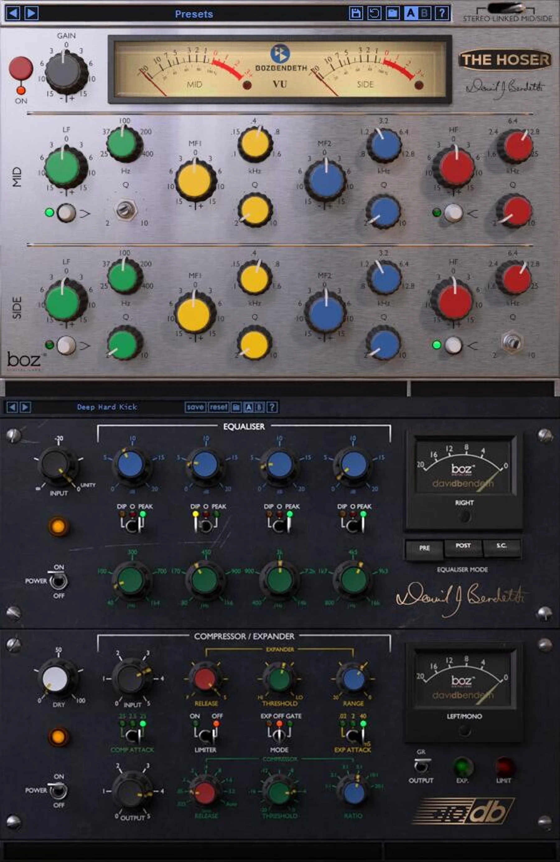 Boz Digital Labs David Bendeth's The Hoser XT 和 +10db 插件套装