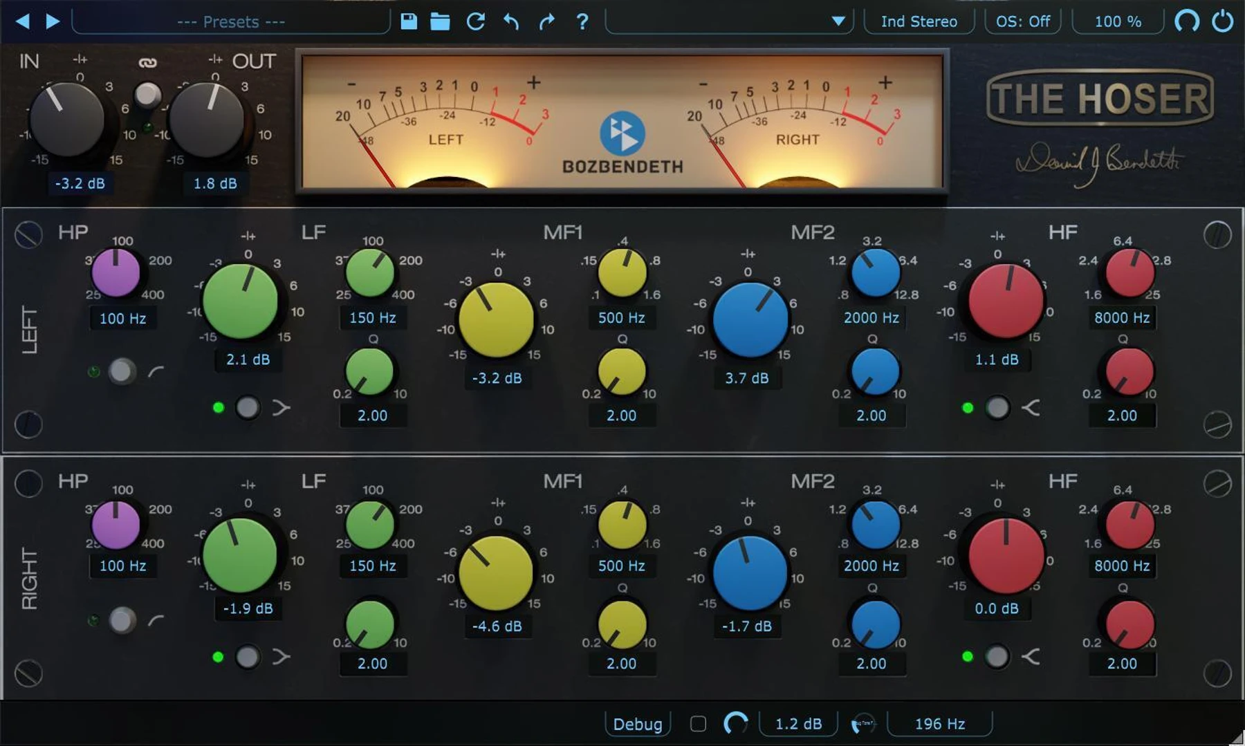 Boz Digital Labs David Bendeth's The Hoser XT 均衡器插件