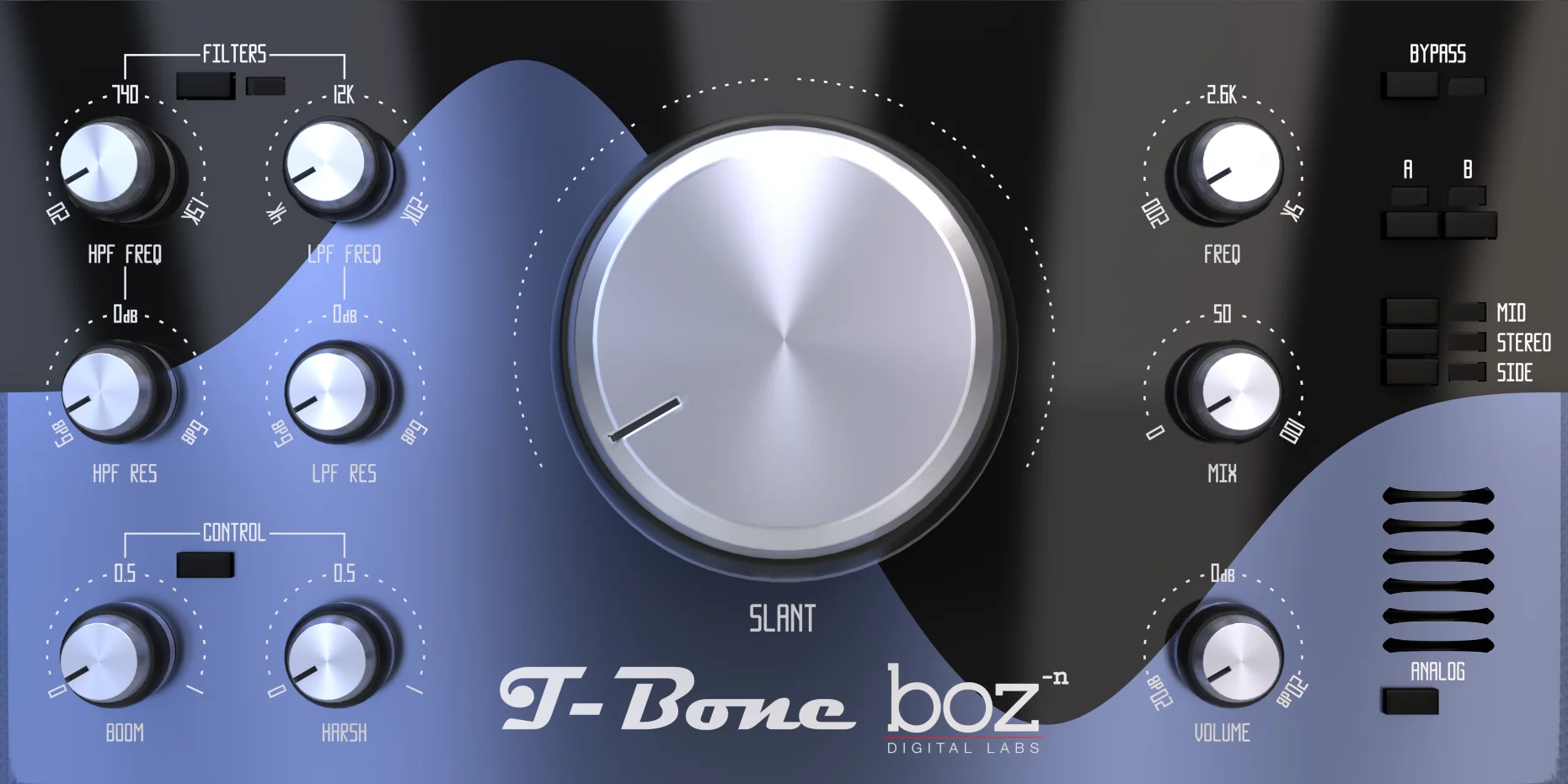 Boz Digital Labs T-Bone 2 音色塑形均衡器插件