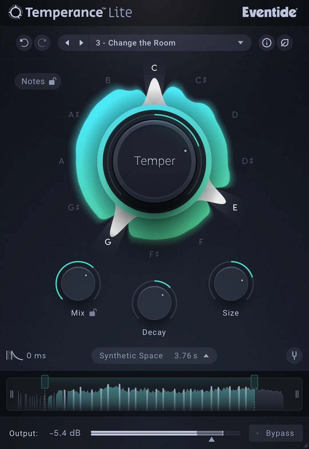 Eventide Temperance Lite 模态混响插件