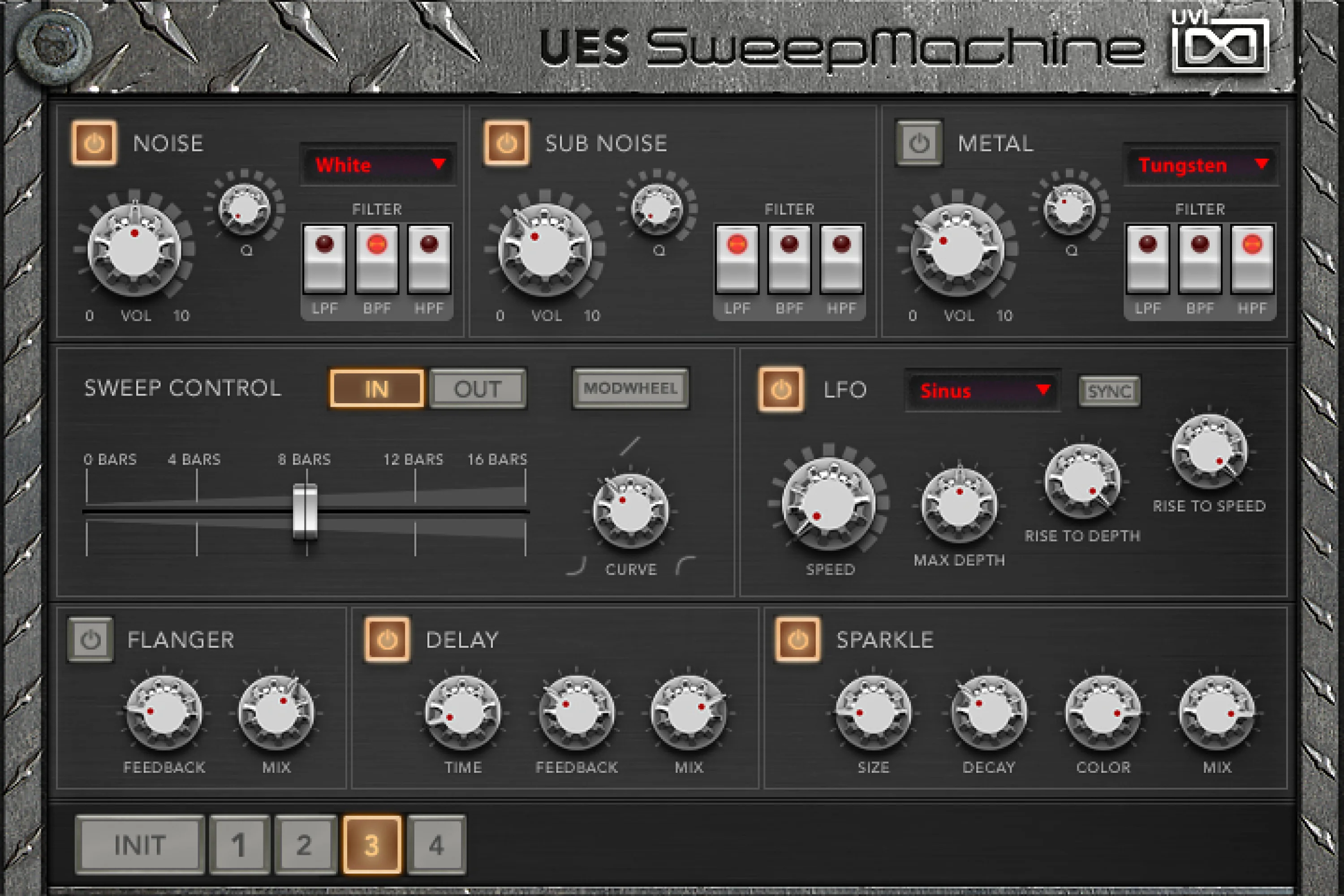 UVI SweepMachine 噪声与扫频设计软件