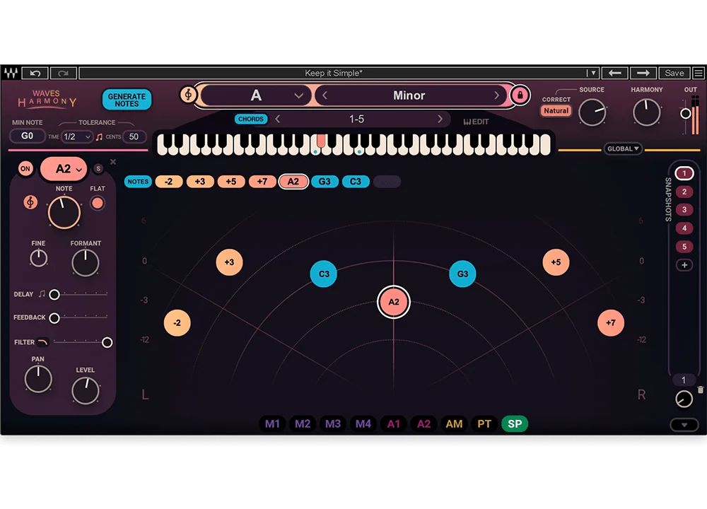 Waves Harmony 人声生成插件
