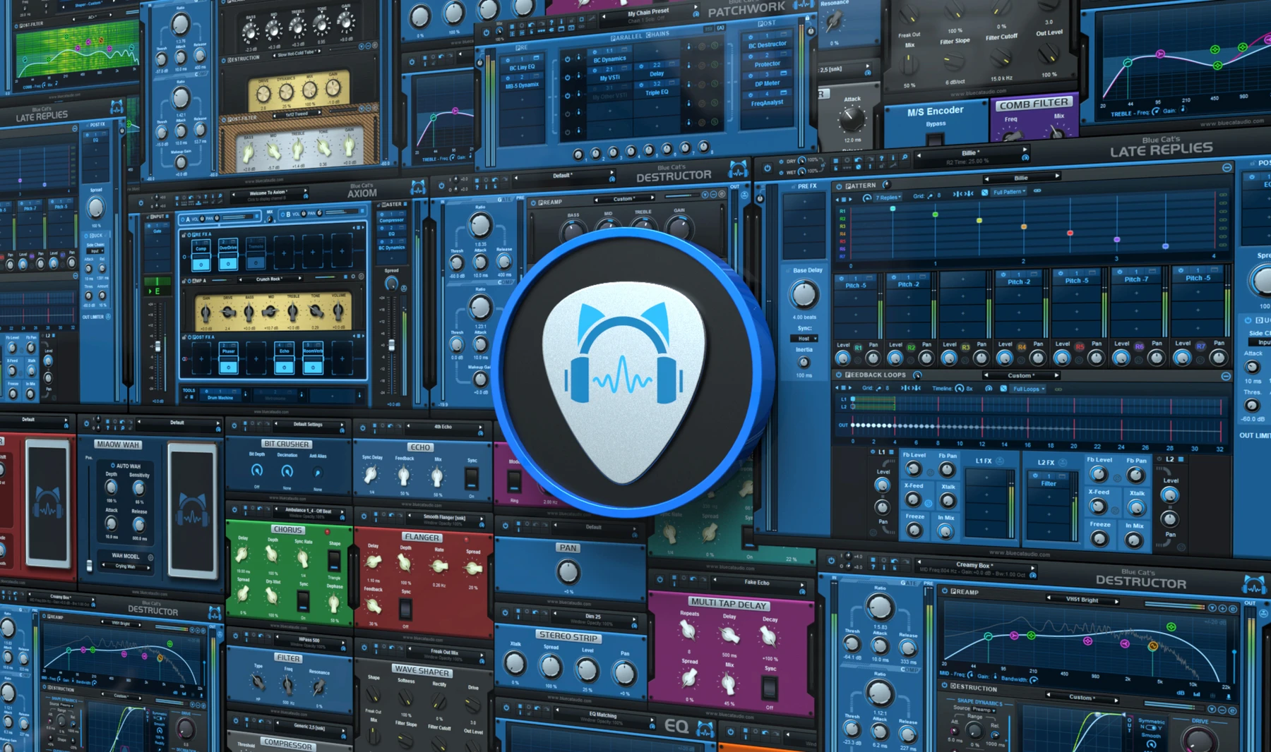 Blue Cat Audio Axe Pack - 吉他与贝斯工具包插件套装