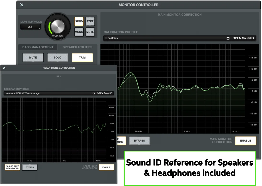 Sonarworks SoundID Reference 扬声器/耳机版及 Apollo 监听校正附加组件（适用于 Apollo）