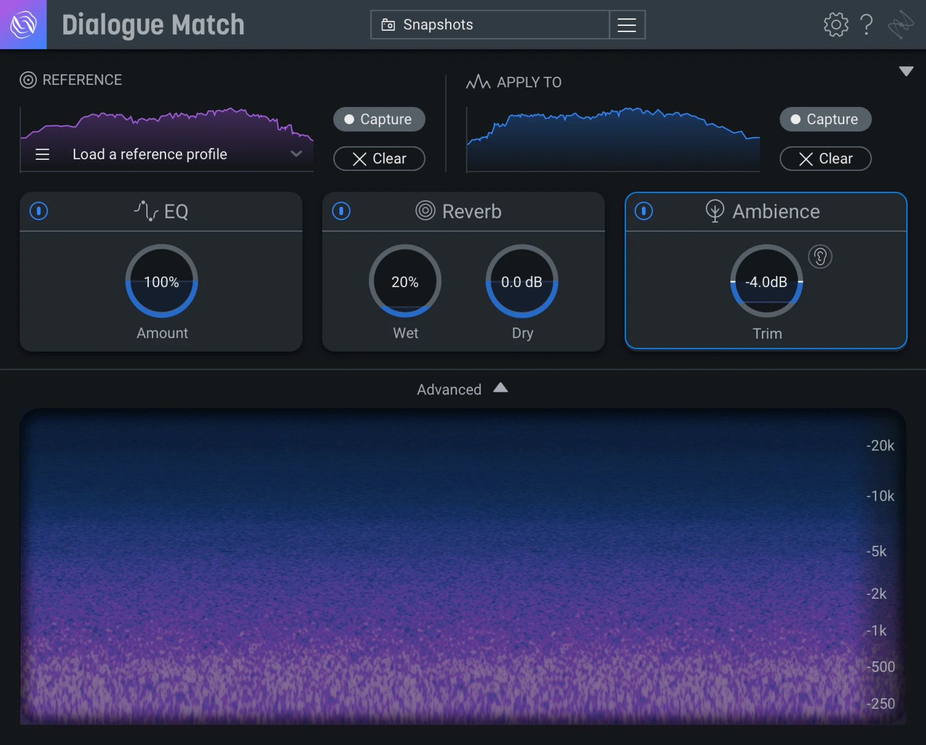 iZotope Dialogue Match 适用于 Pro Tools 的 AudioSuite 插件