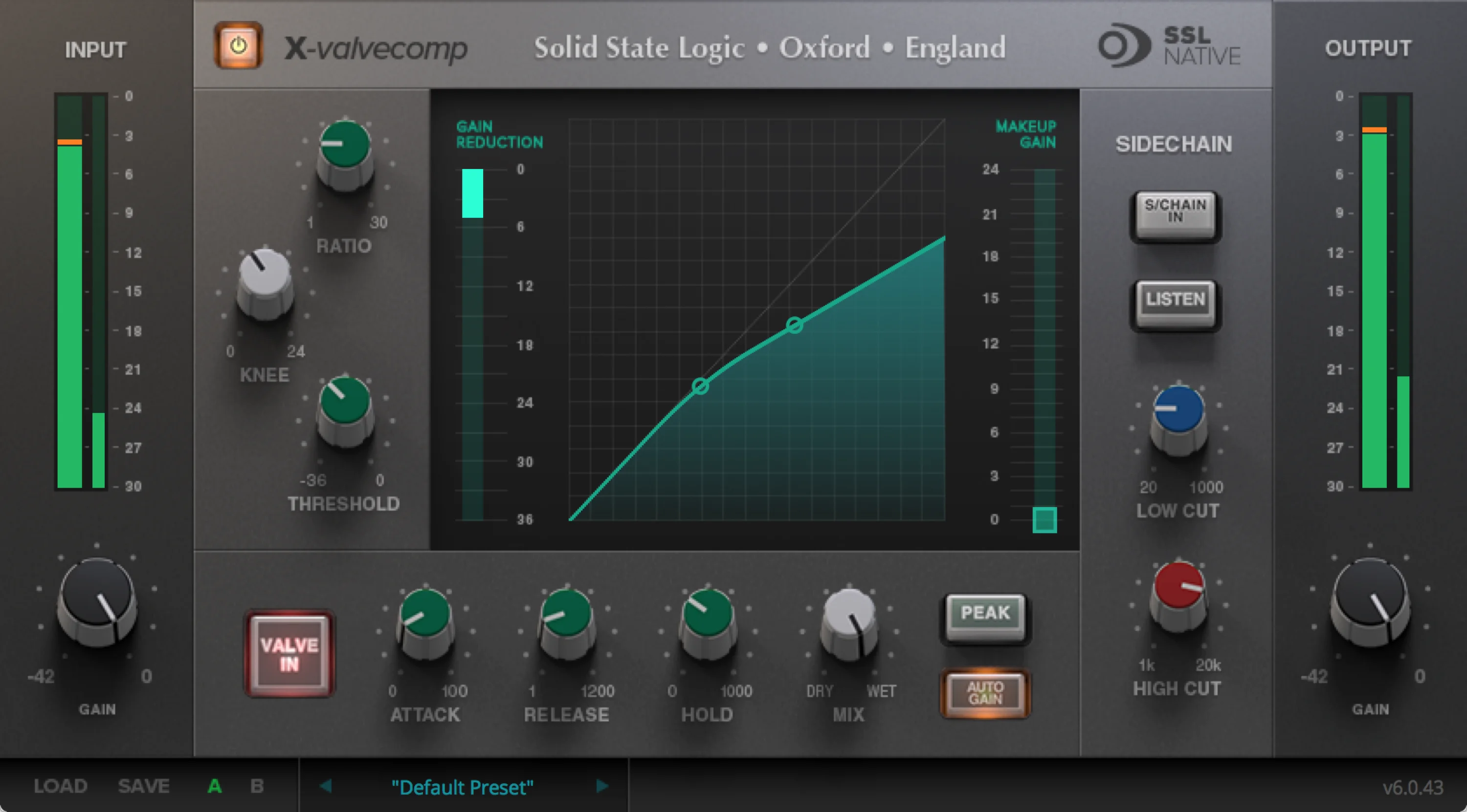 Solid State Logic X-ValveComp 电子管风格压缩器插件
