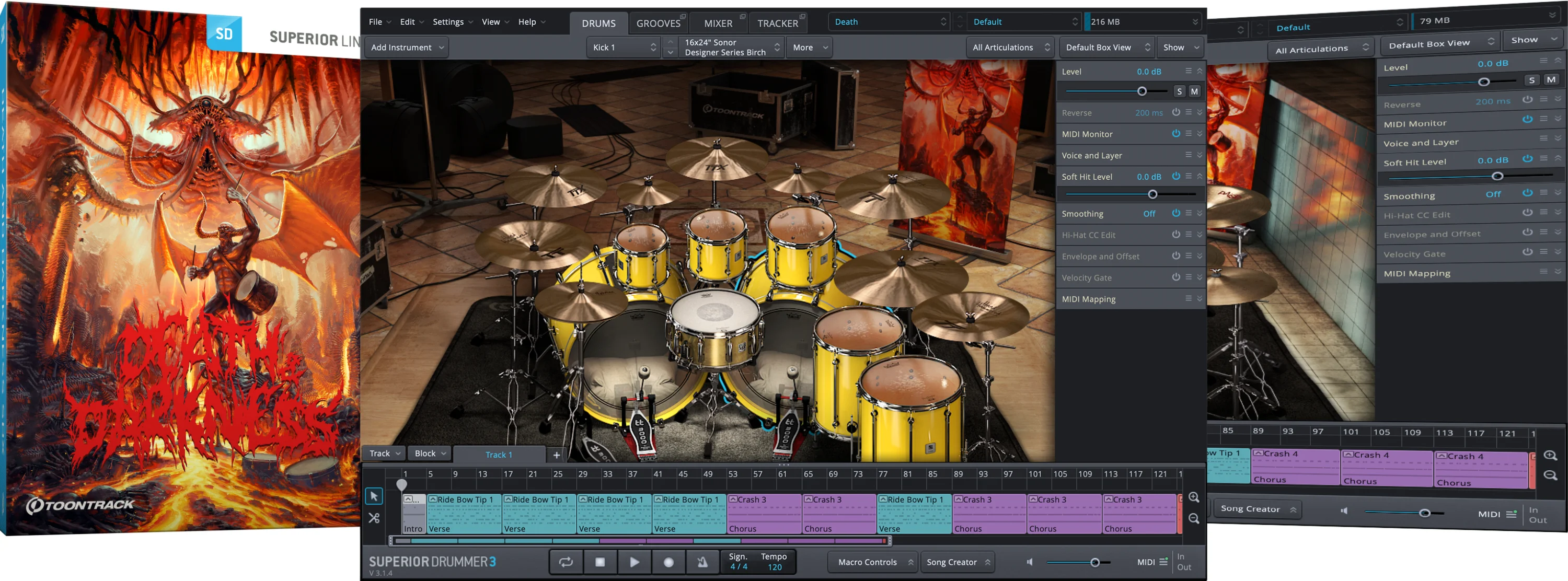 Toontrack Death and Darkness SDX 音色扩展包