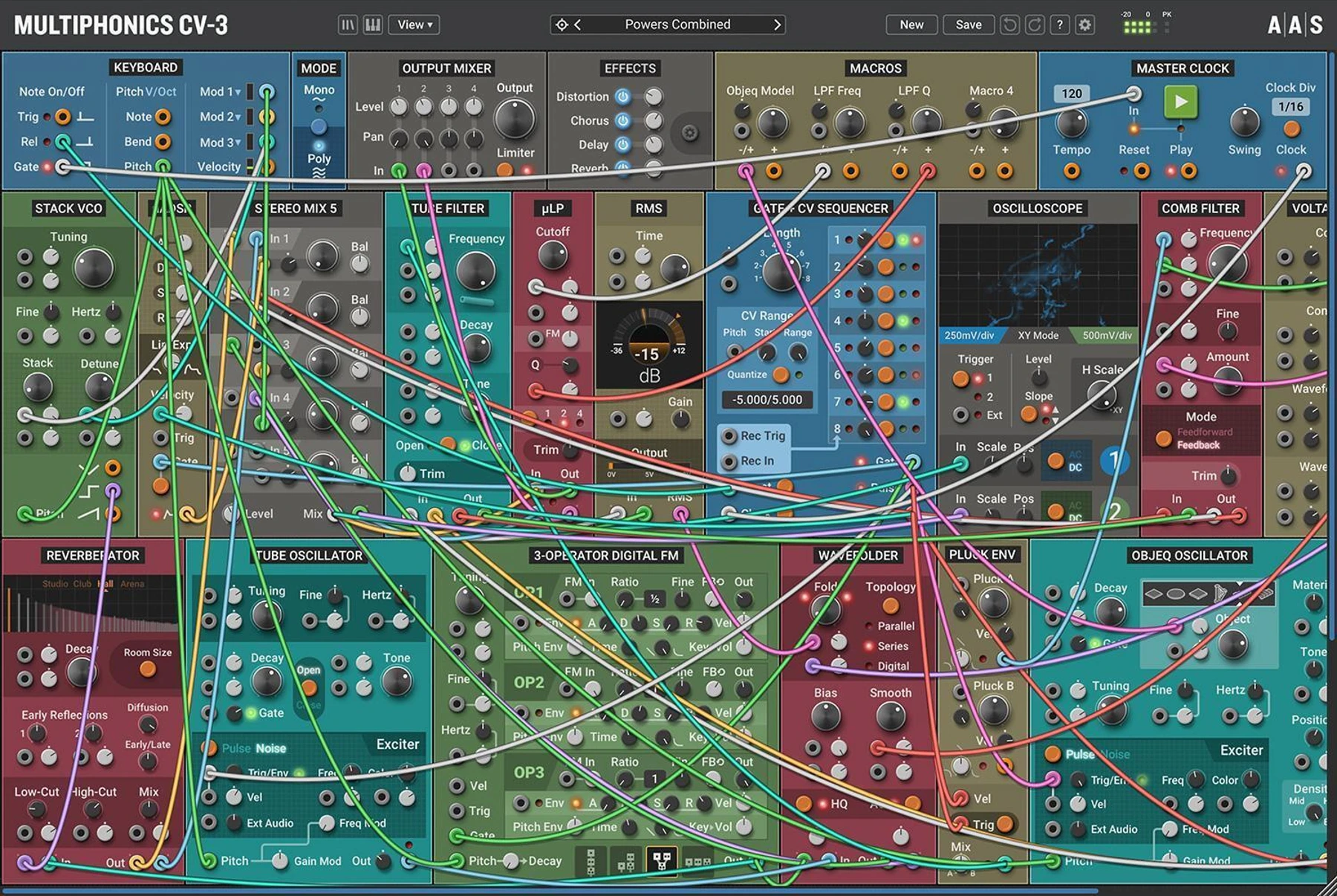 Applied Acoustics Systems Multiphonics CV-3 模块化合成器插件