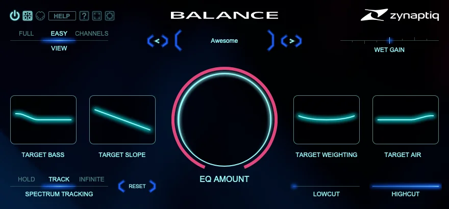 Zynaptiq Balance 智能均衡器插件