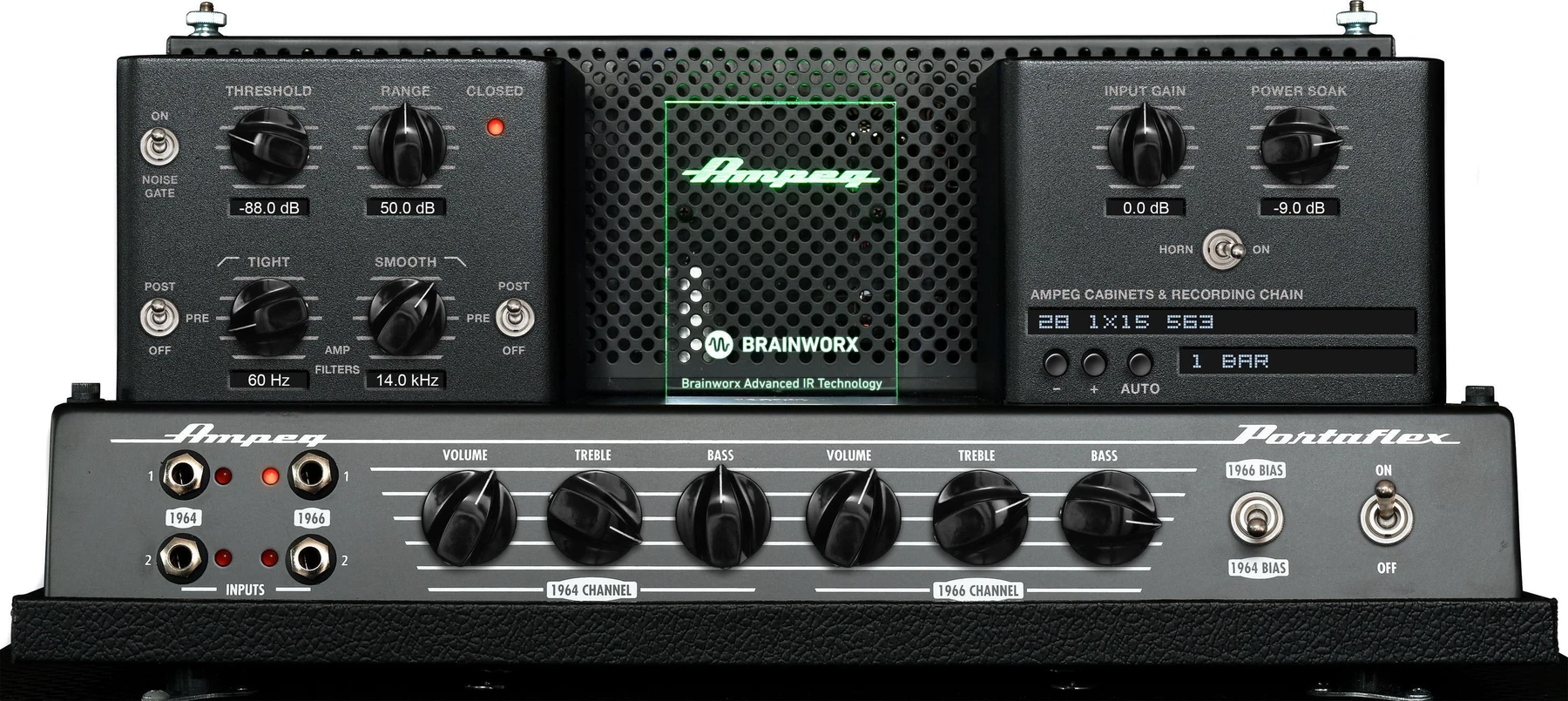 Brainworx Ampeg B-15N 贝斯音箱插件
