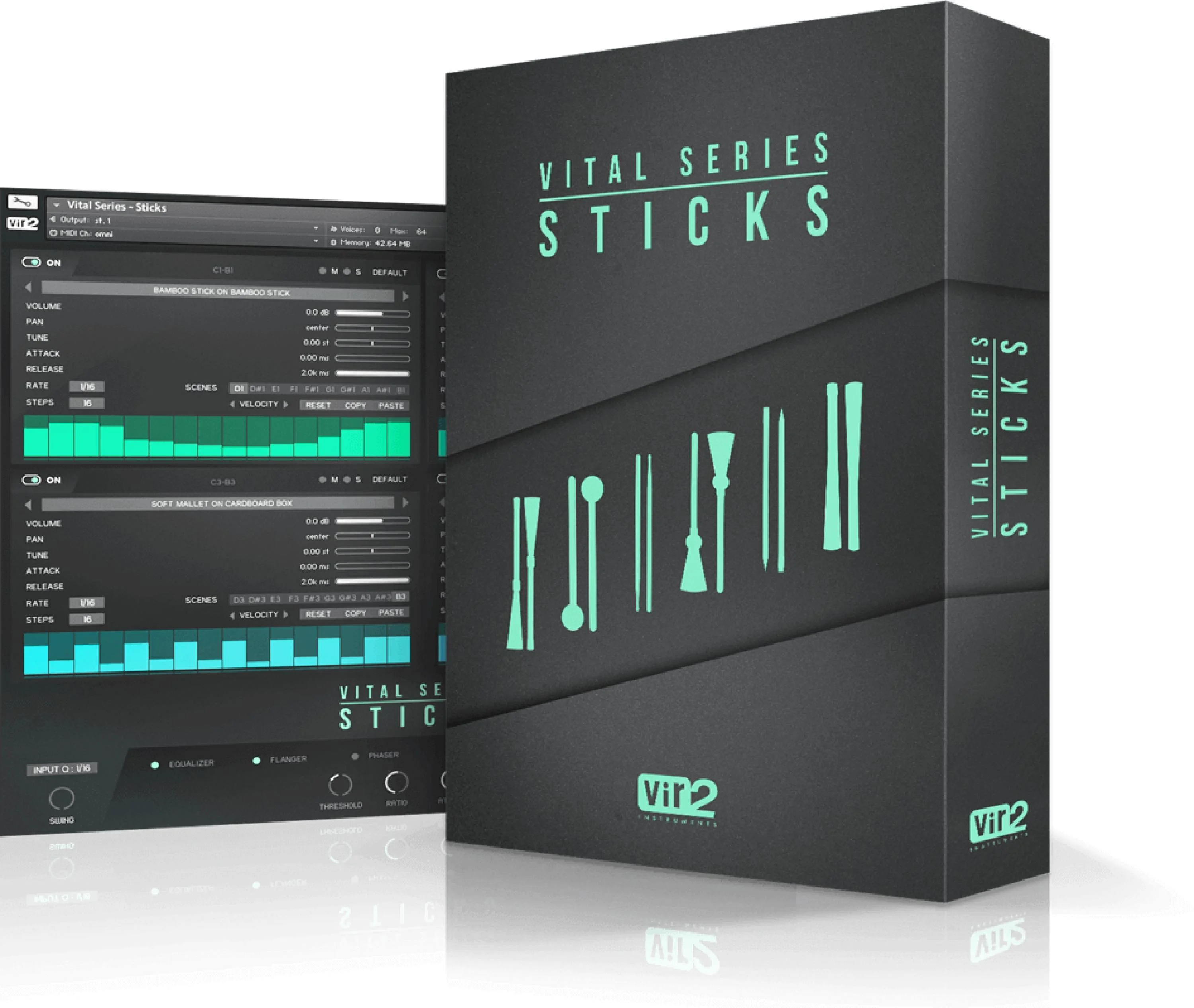 Vir2 Vital Series Sticks 虚拟乐器软件