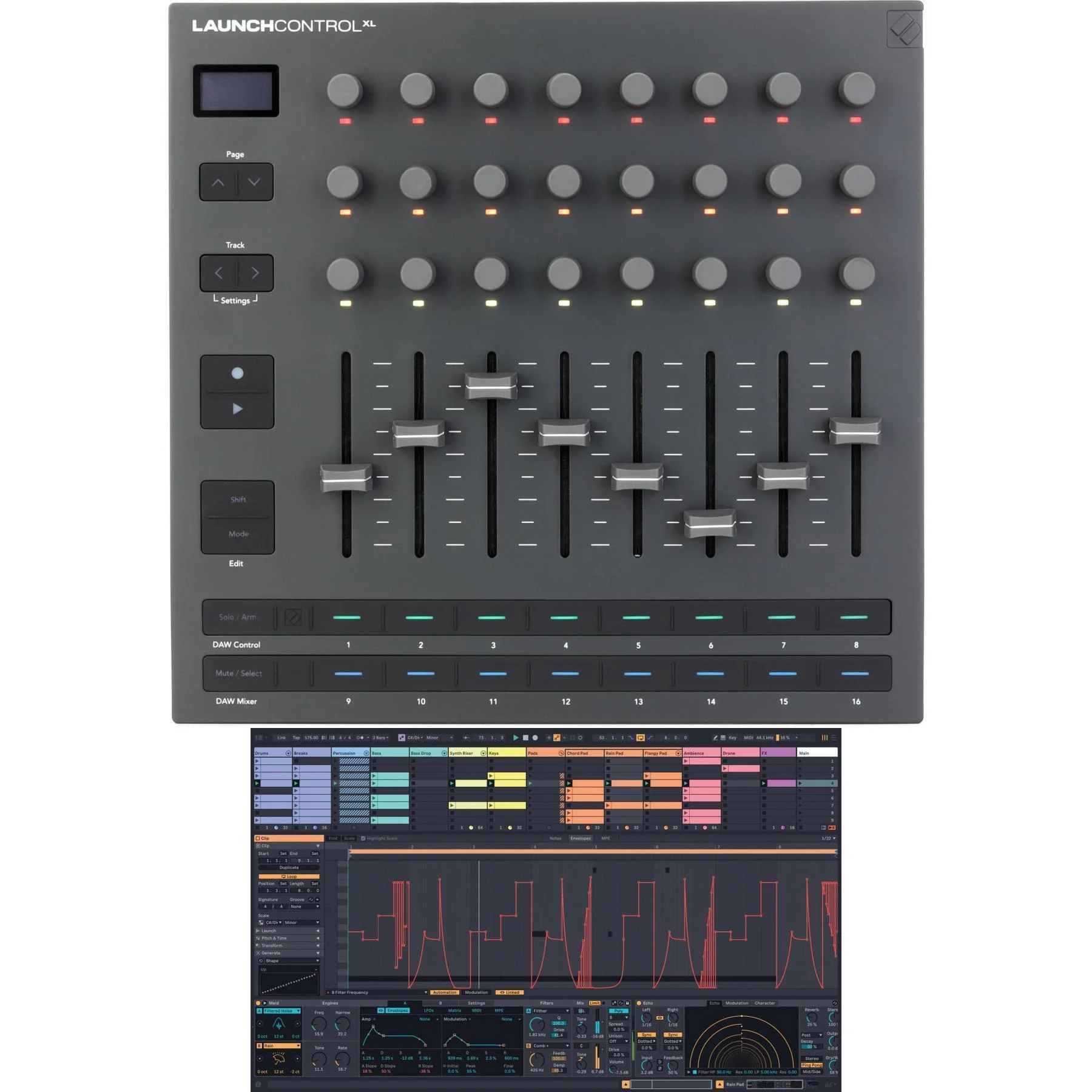Novation Launch Control XL 3 MIDI 控制器，附 Ableton Live 12 Suite