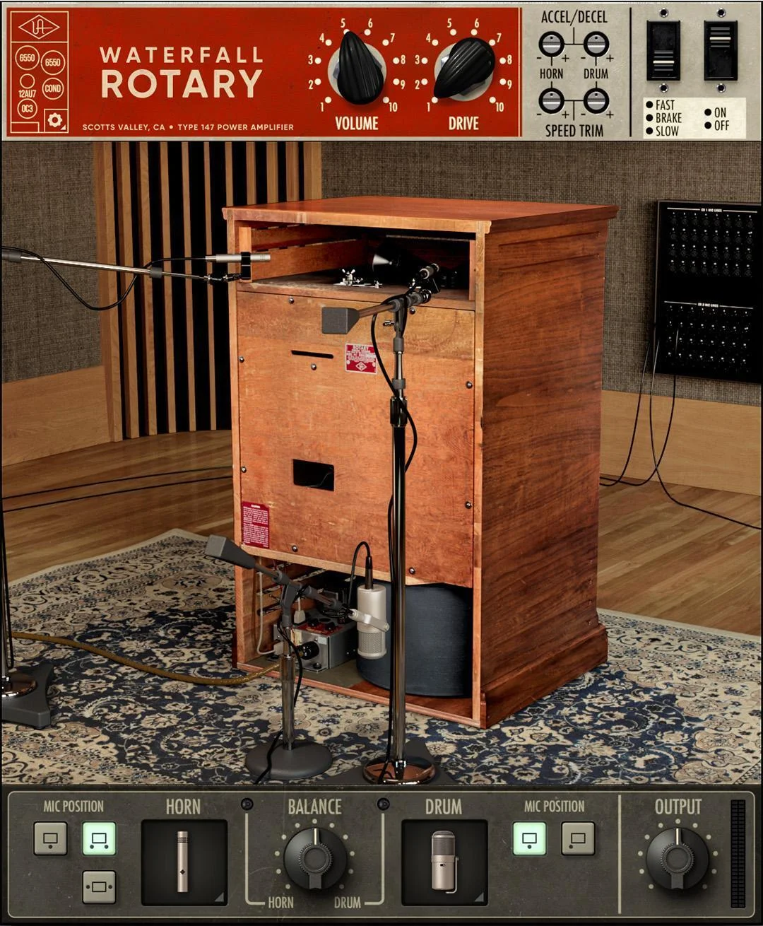 Universal Audio Waterfall 旋转音箱 UAD 插件