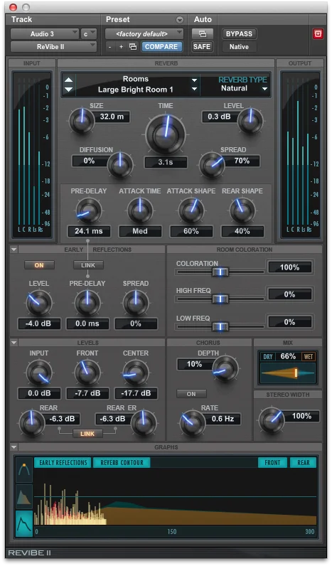 Avid ReVibe II 房间建模混响插件