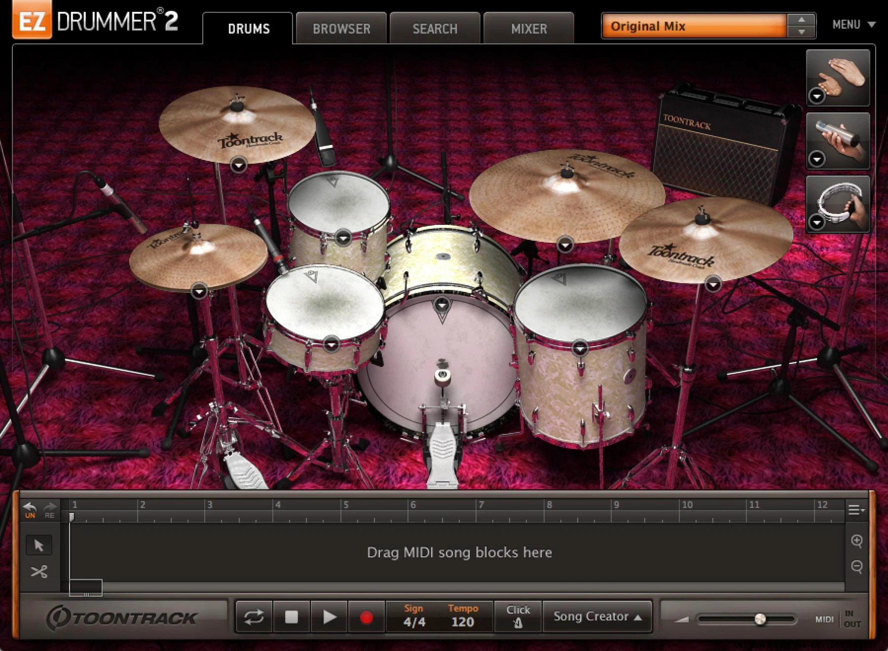 Toontrack Vintage Rock EZX 复古摇滚音色扩展包