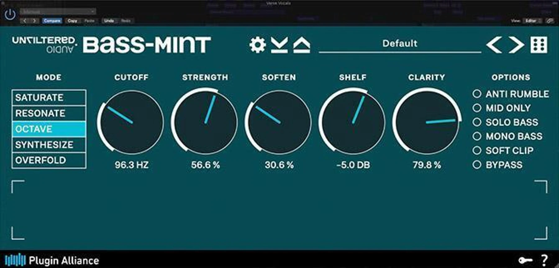 Unfiltered Audio Bass-Mint 贝斯处理插件