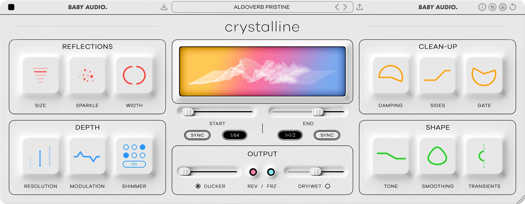 Baby Audio Crystalline 算法混响插件