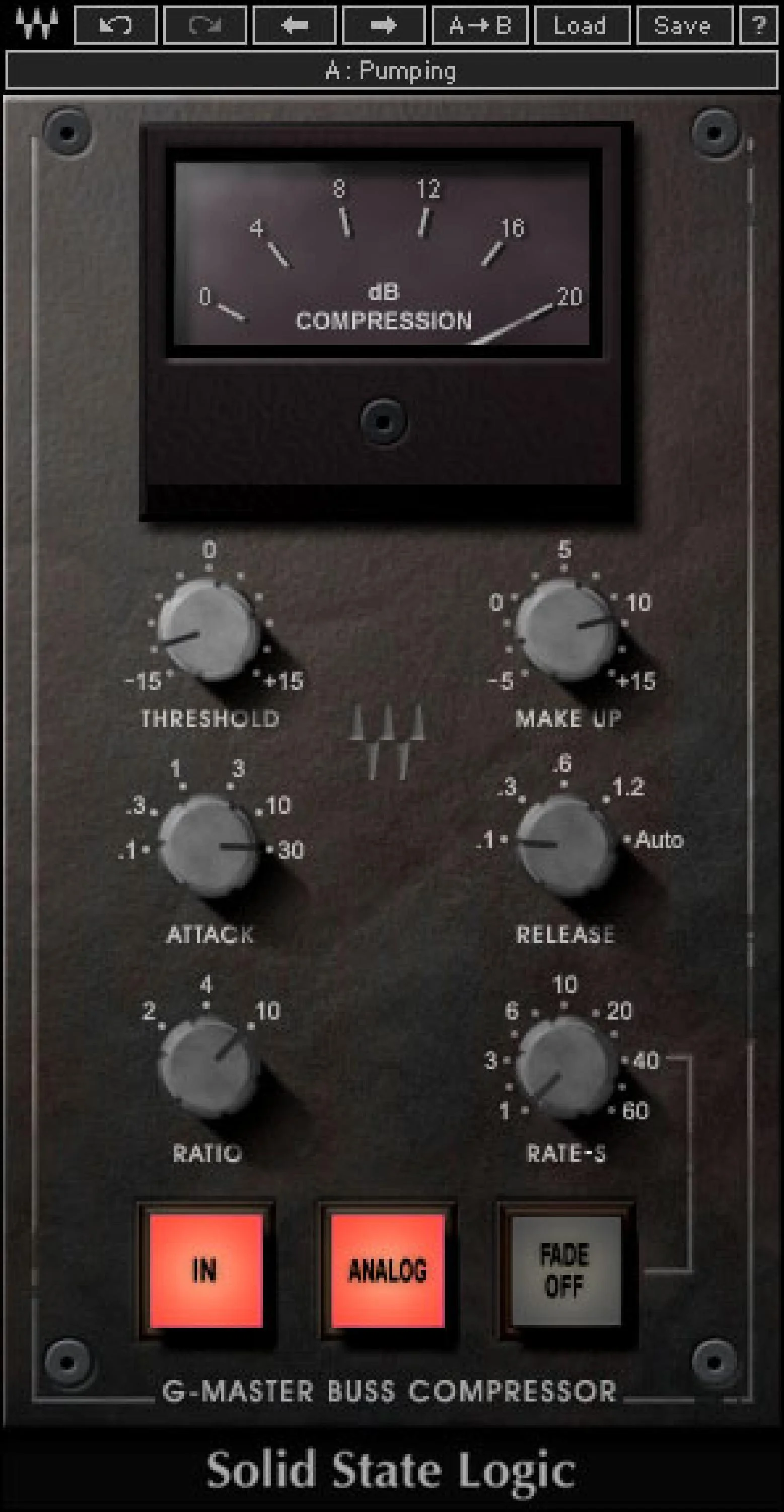Waves SSL G-Master 总线压缩器插件