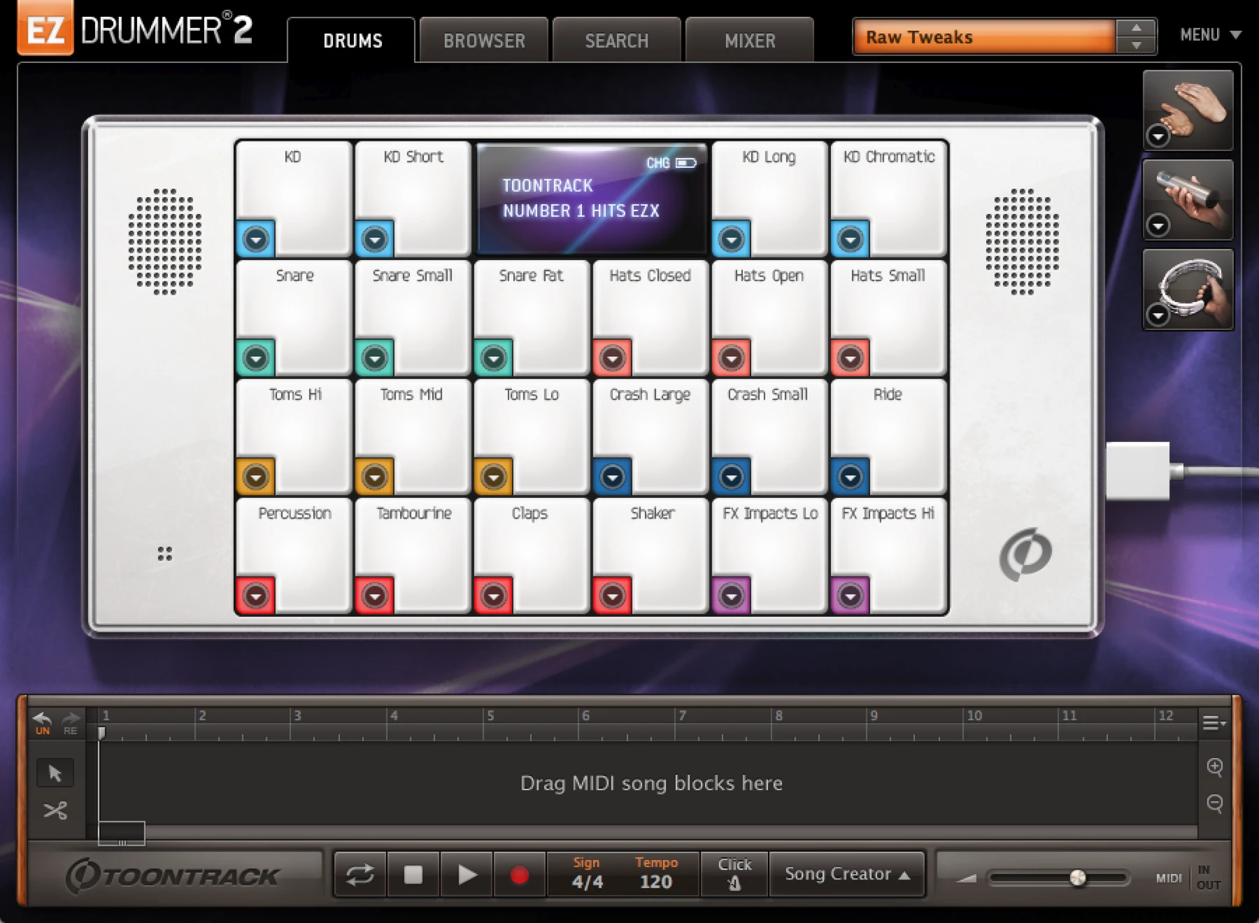 Toontrack Number 1 Hits EZX 音色扩展
