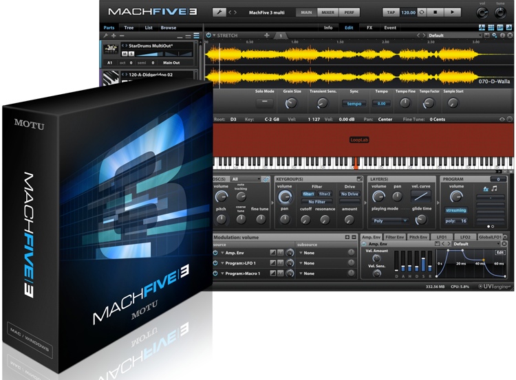 MOTU MachFive 3 竞争性升级版