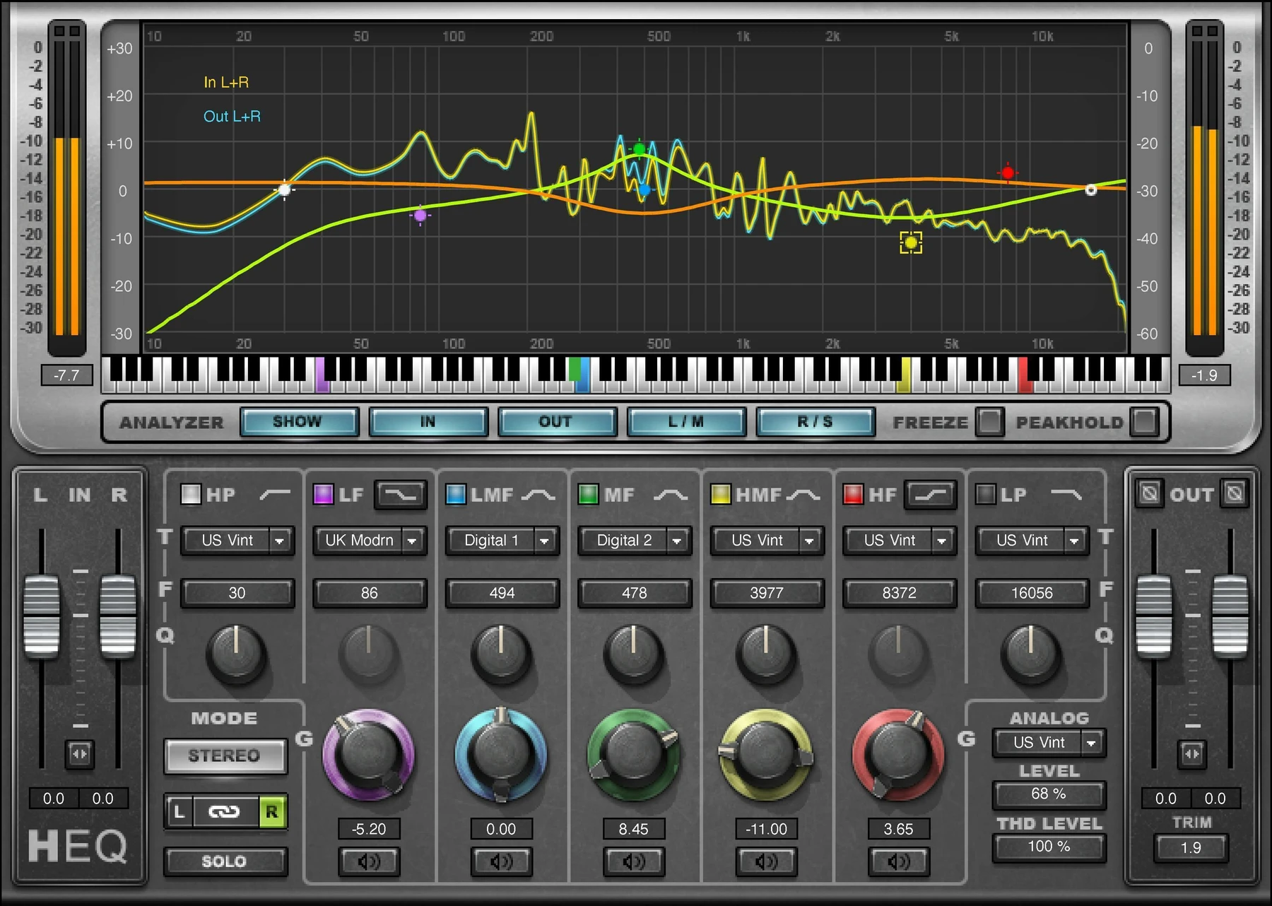 Waves H-EQ 混合均衡器插件