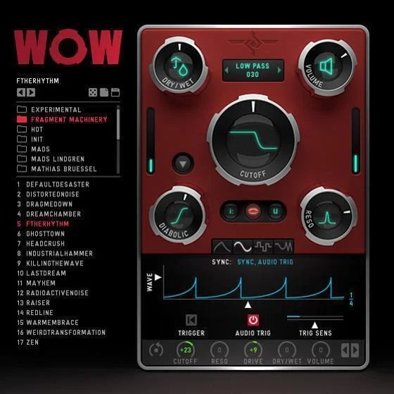 Sugar Bytes WOW2 滤波器插件