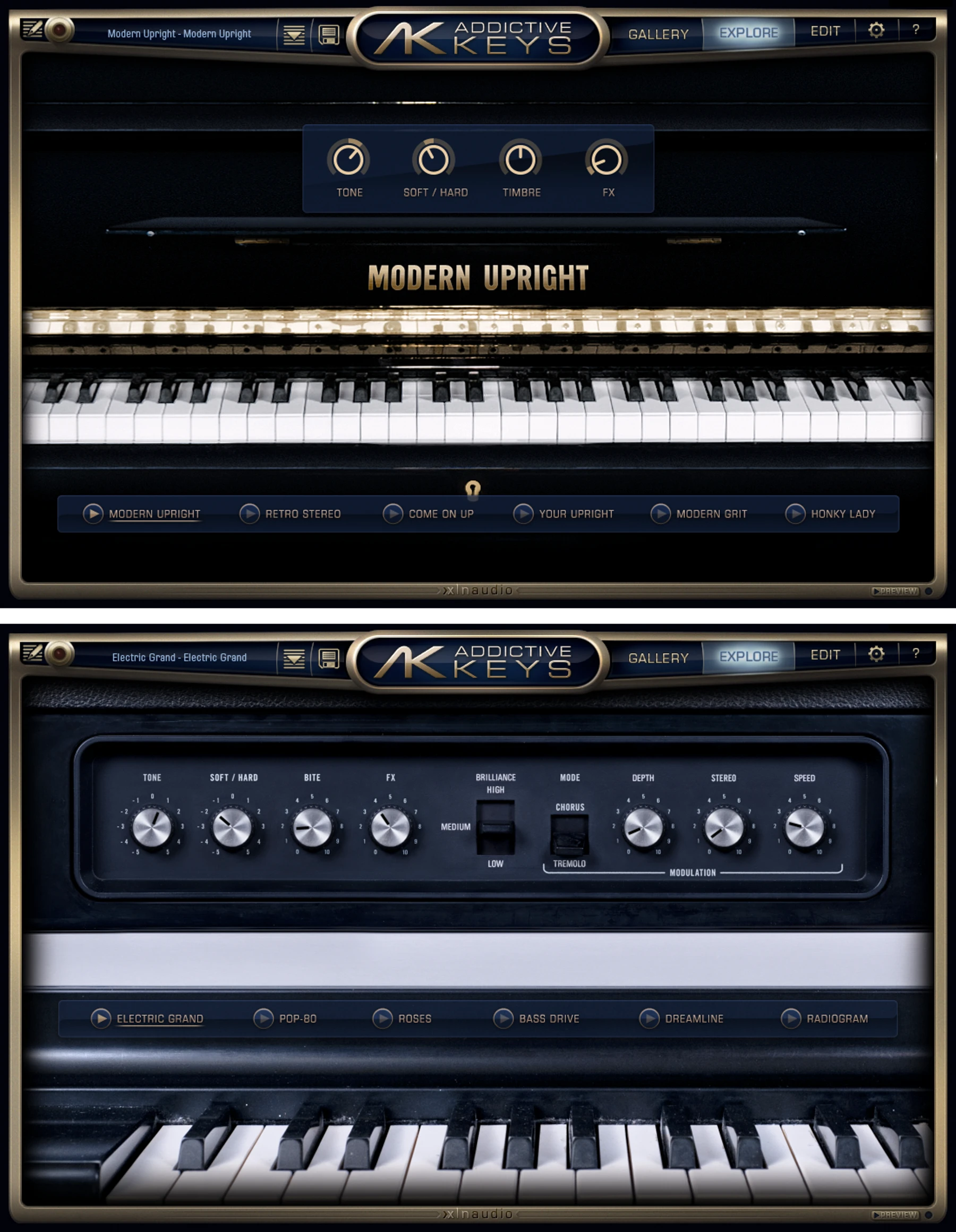 XLN Audio Addictive Keys Duo 组合包
