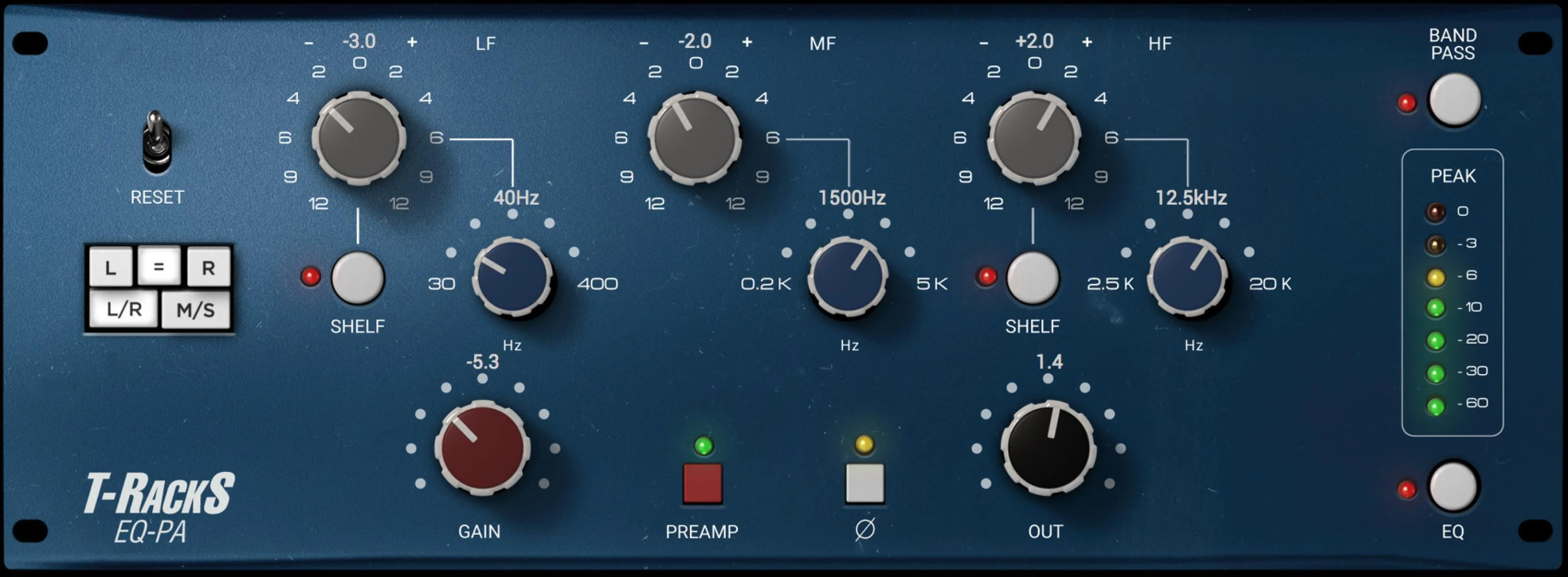 IK Multimedia T-RackS EQ PA 插件