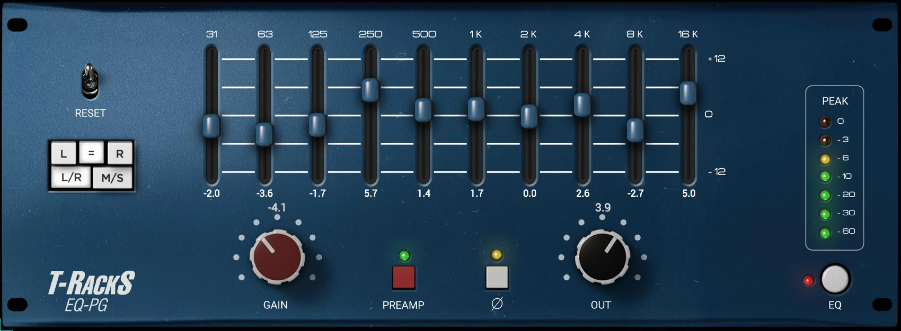 IK Multimedia T-RackS EQ PG 插件