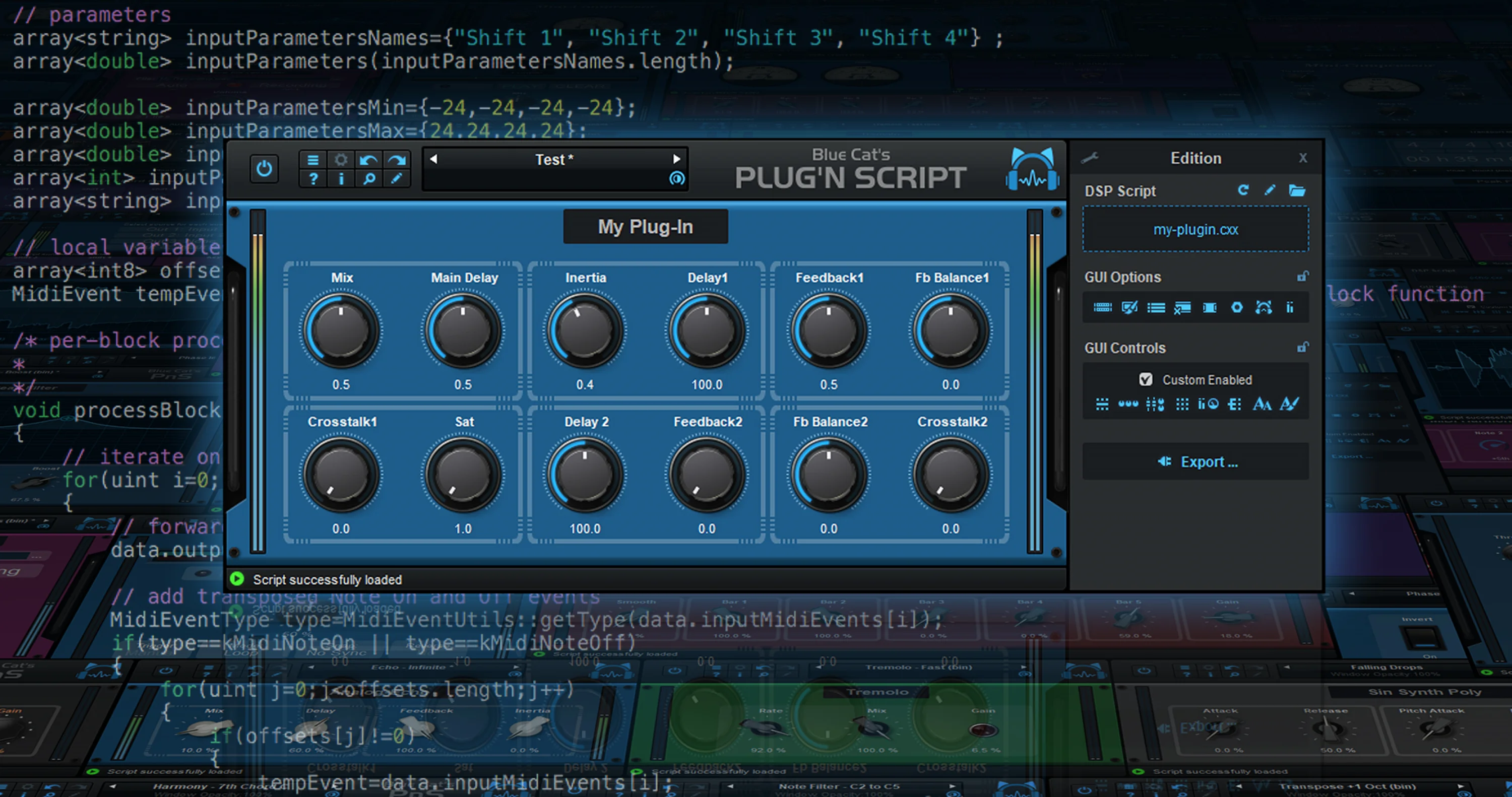 Blue Cat Audio Plug'n Script 插件