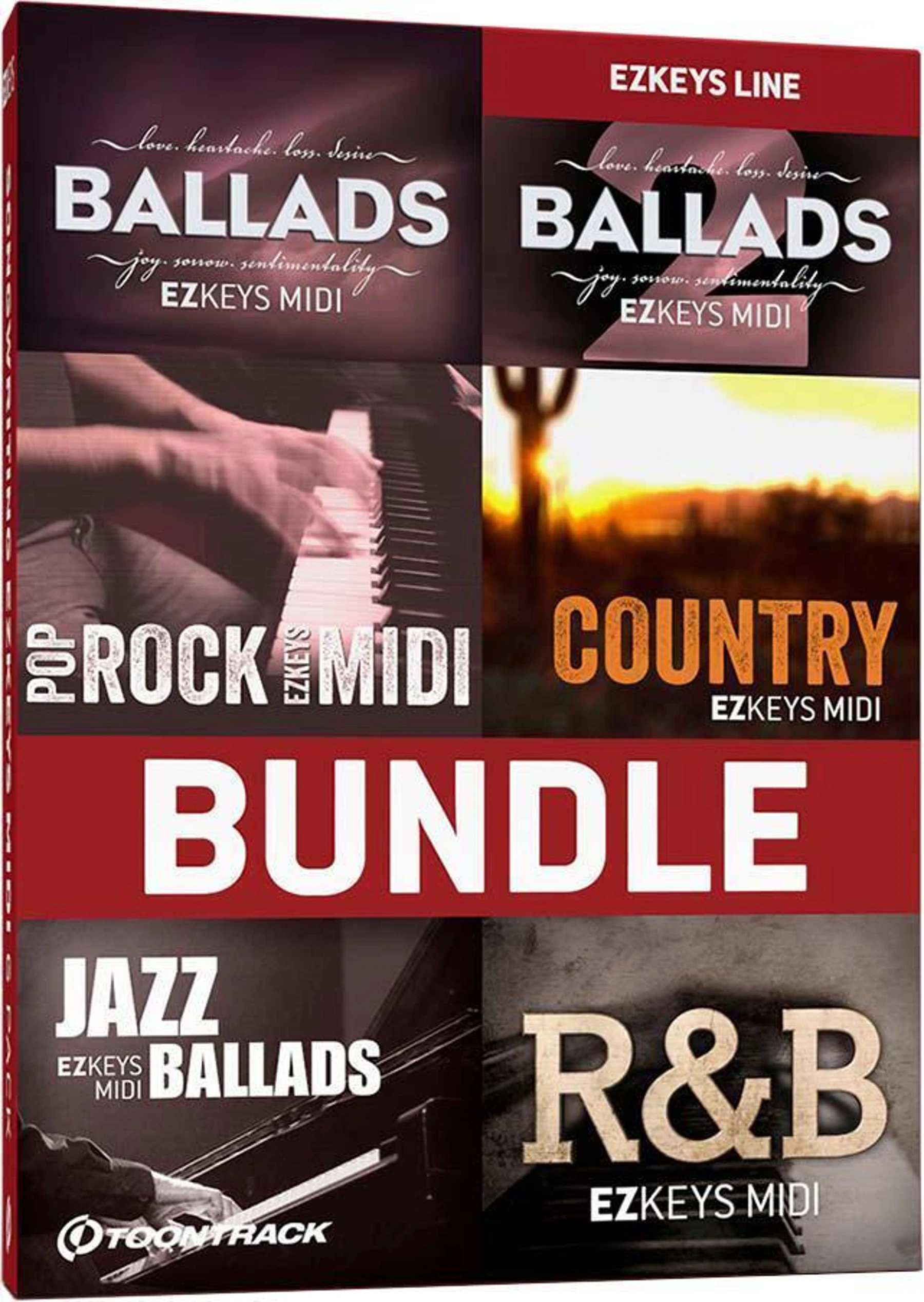 Toontrack Songwriting EZkeys MIDI 6件套