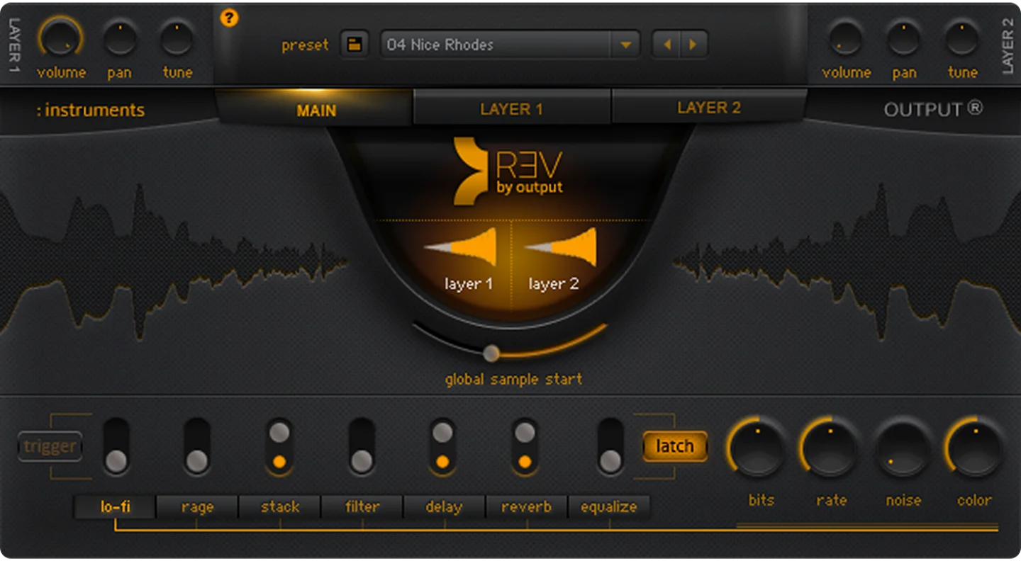 Output Rev 反向乐器套装
