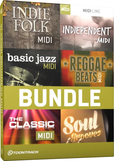 Toontrack Indie & Vintage MIDI 六件套