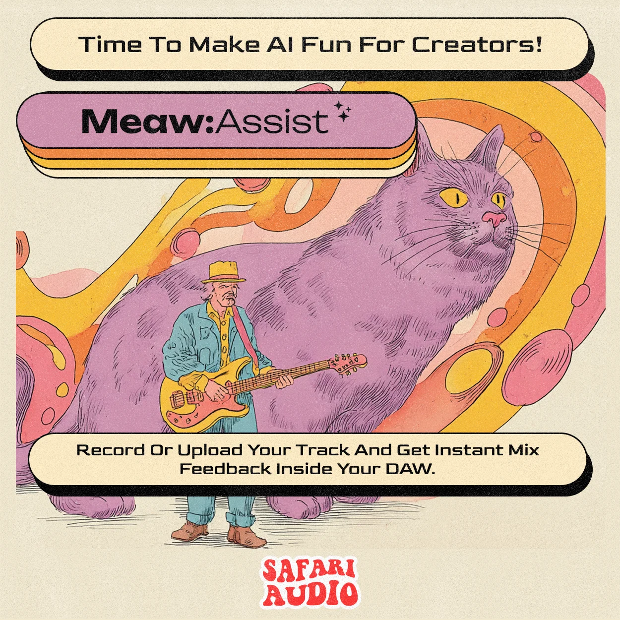 Safari Audio MEAW:Assist AI 助手插件