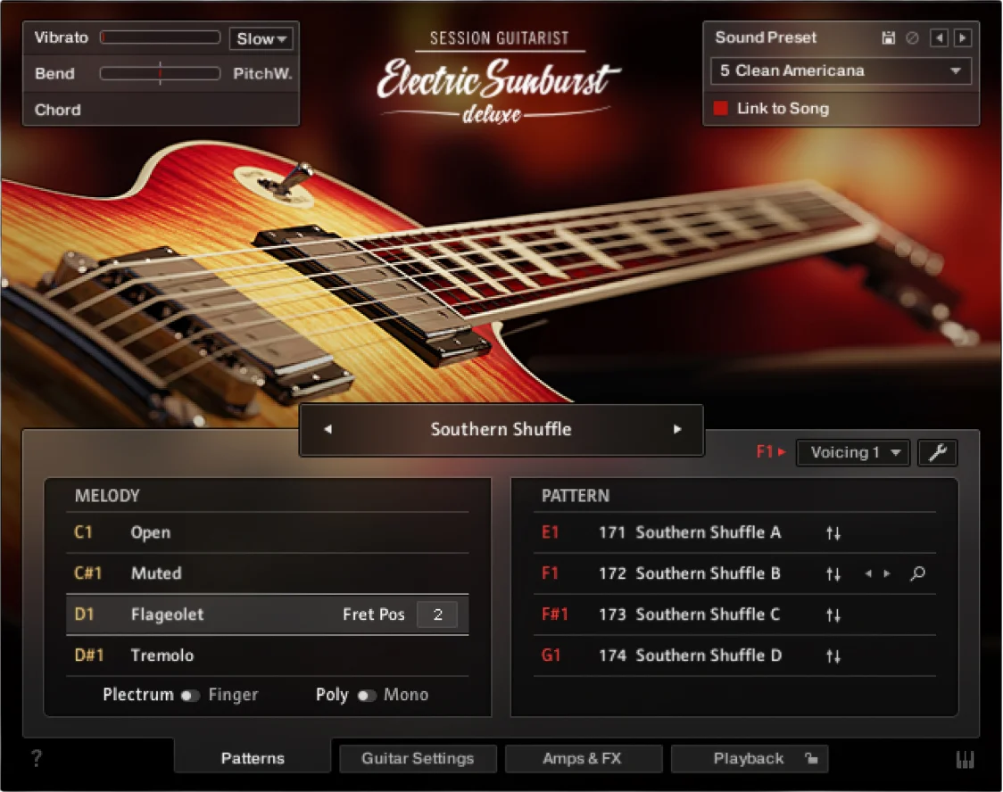 Native Instruments Session Guitarist - Electric Sunburst Deluxe 虚拟乐器插件