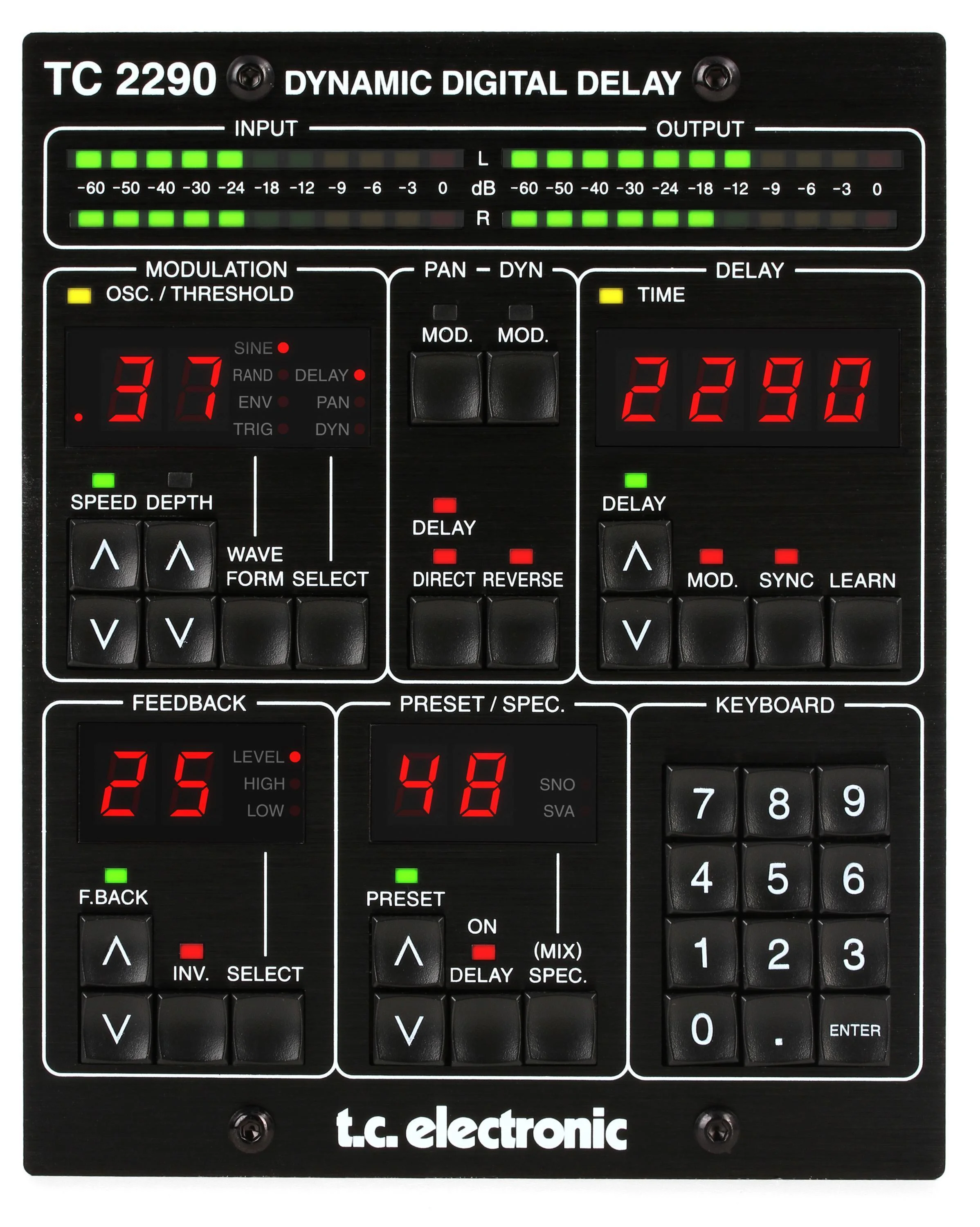 TC Electronic TC2290-DT 桌面控制动态数字延迟插件