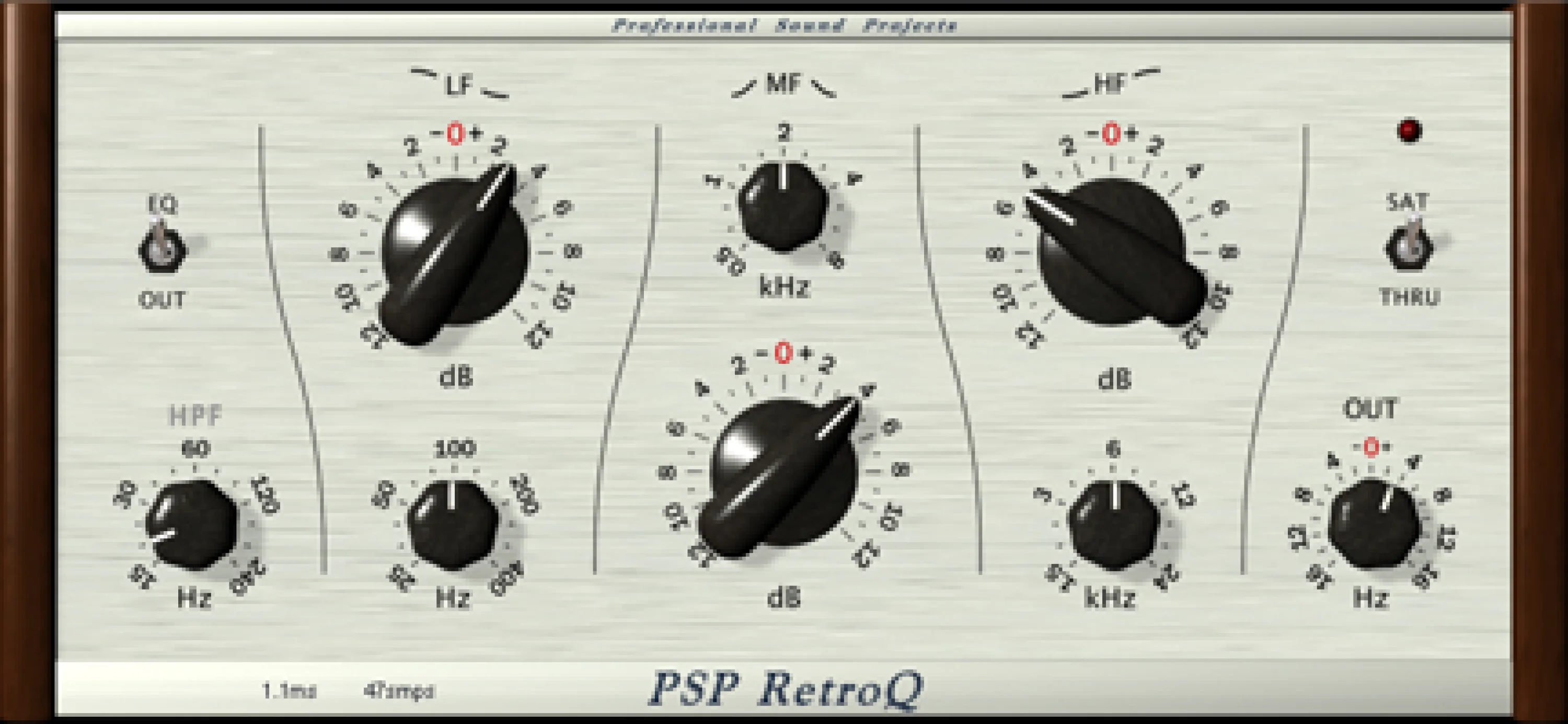 PSP Audioware RetroQ 均衡器插件