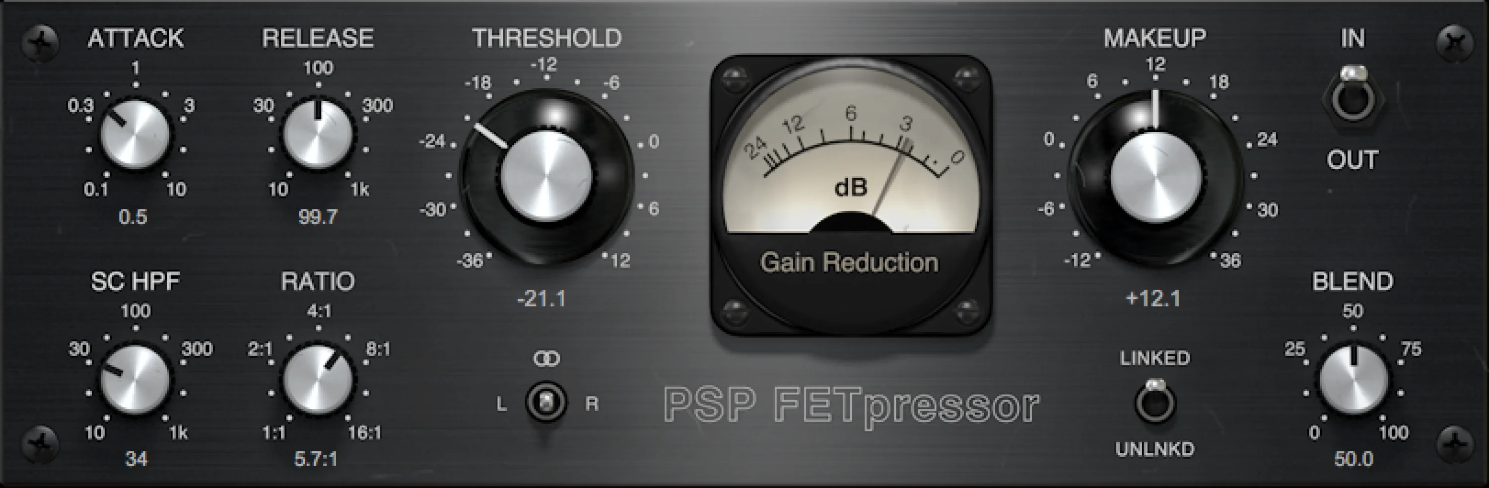 PSP Audioware FETpressor FET 压缩插件