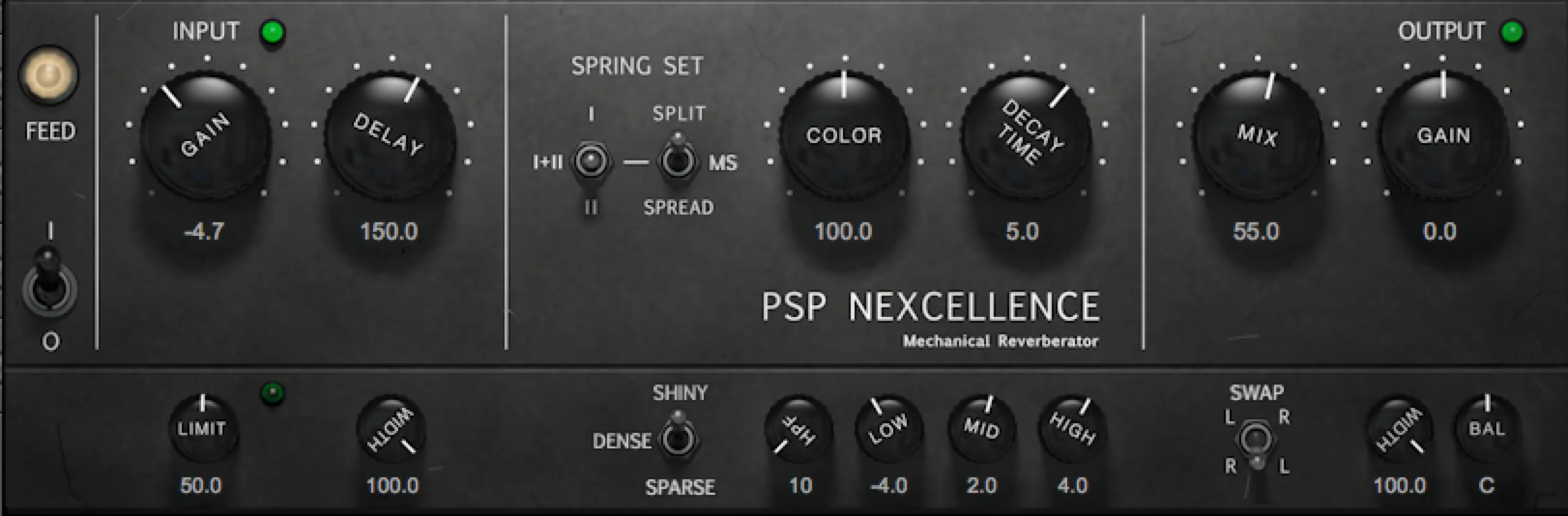 PSP Audioware Nexcellence 弹簧混响插件
