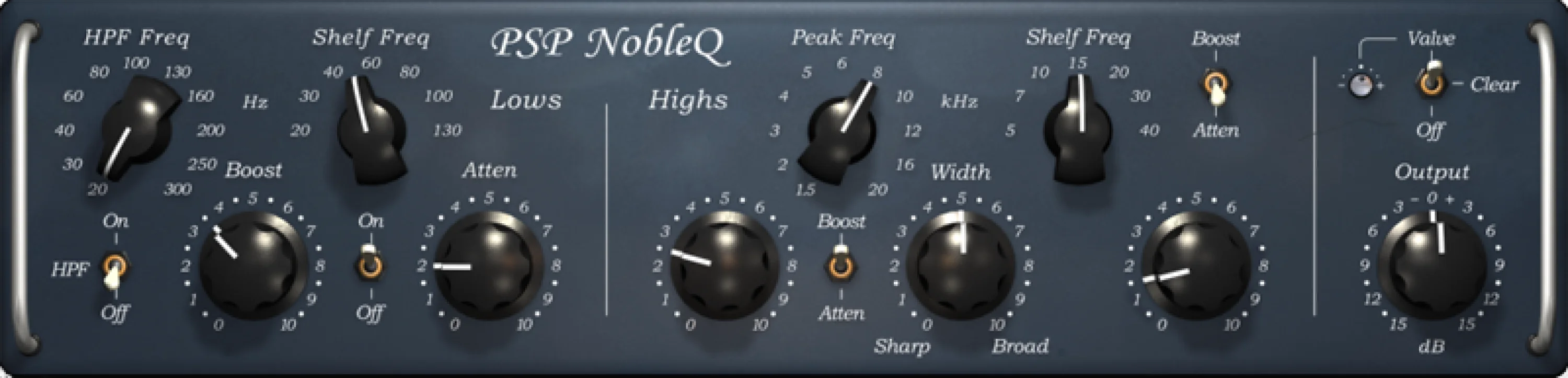 PSP Audioware NobleQ 被动式程序均衡器插件